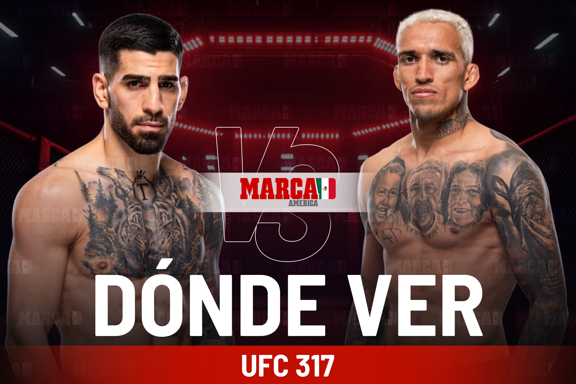 UFC 317 Topuria vs Oliveira: d�nde ver en vivo en M�xico y a qu� hora inicia la pelea estelar