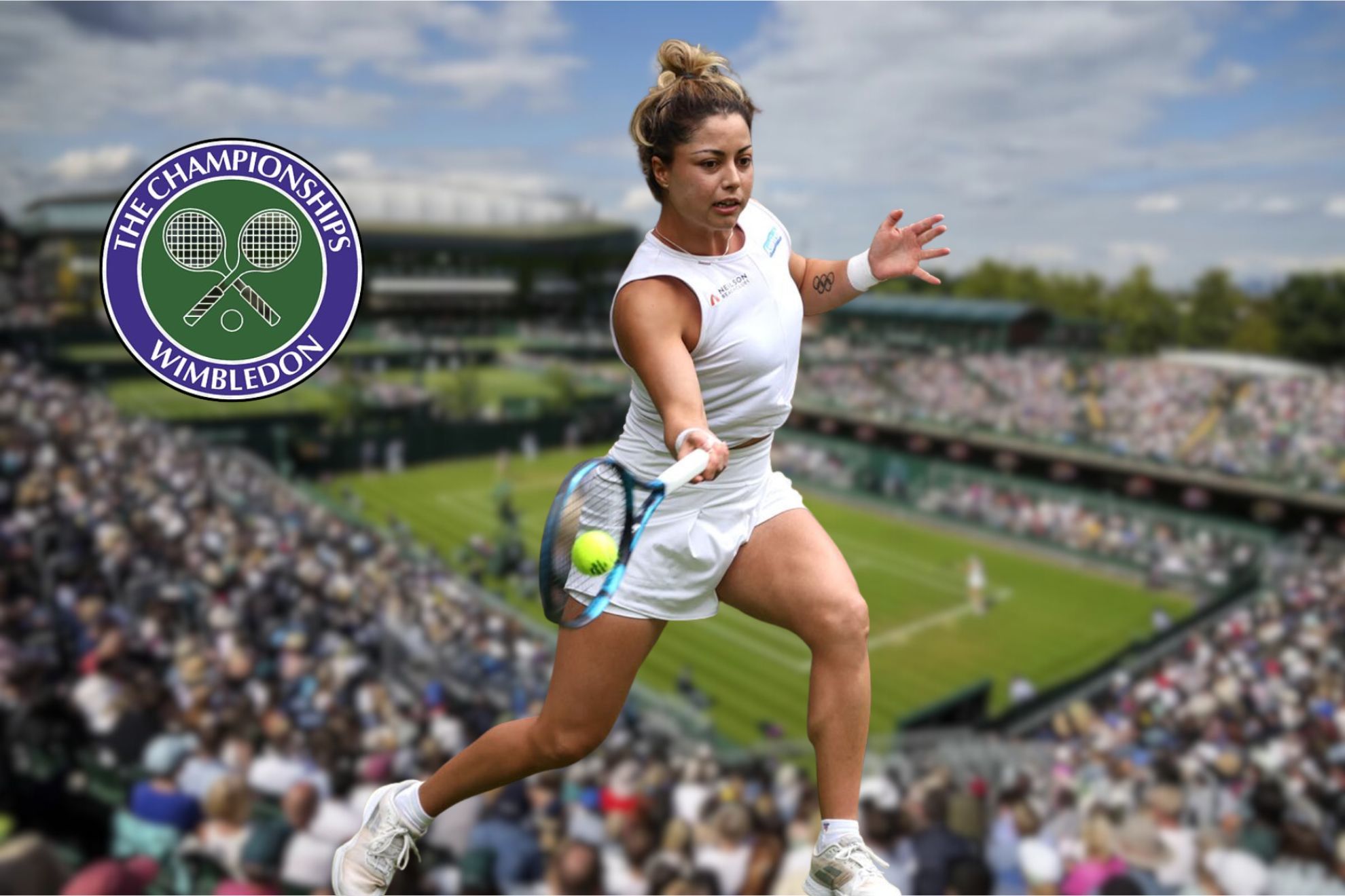 Renata Zaraz�a con victoria en su debut en Wimbledon 2025