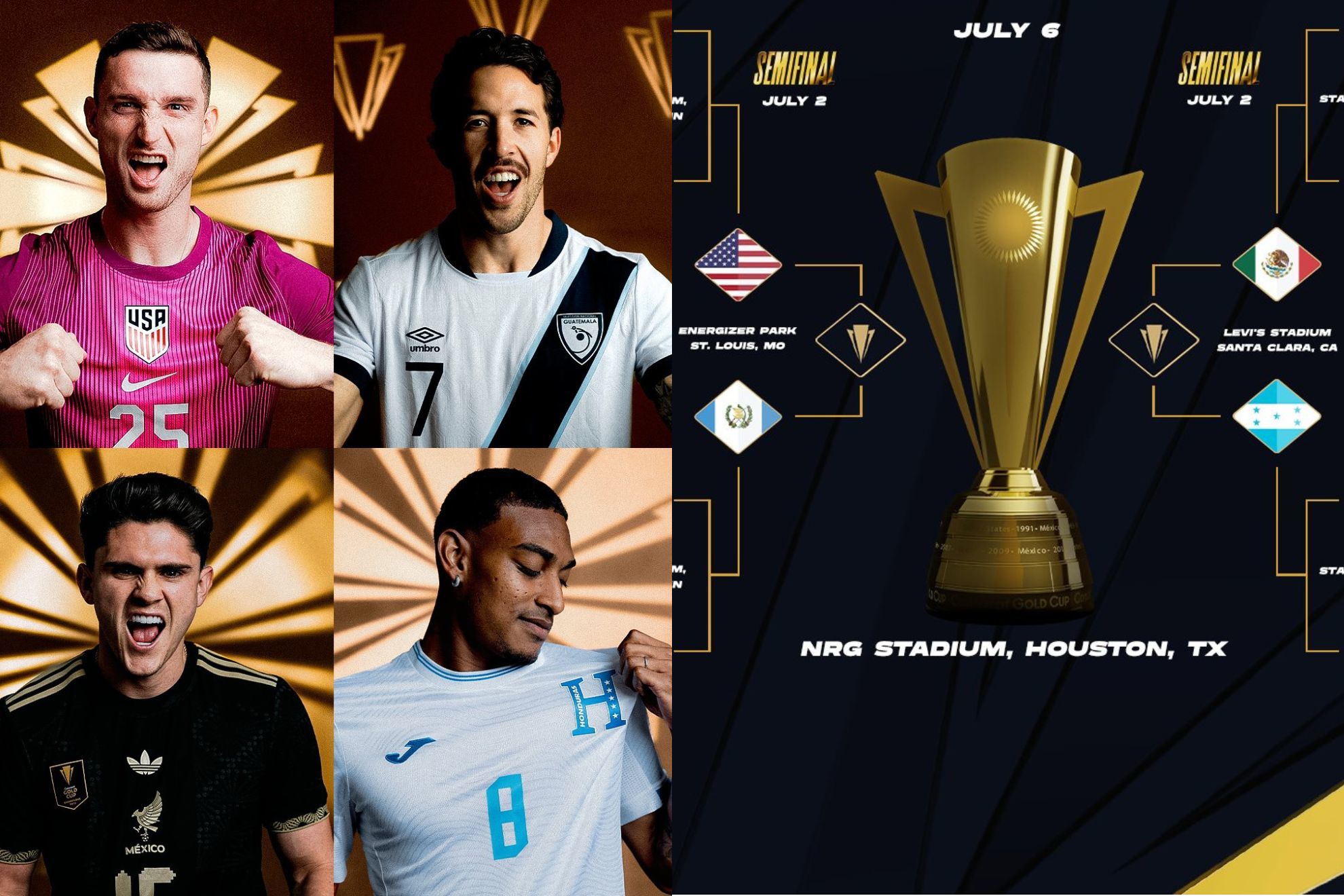 Semifinales de la Copa Oro 2025