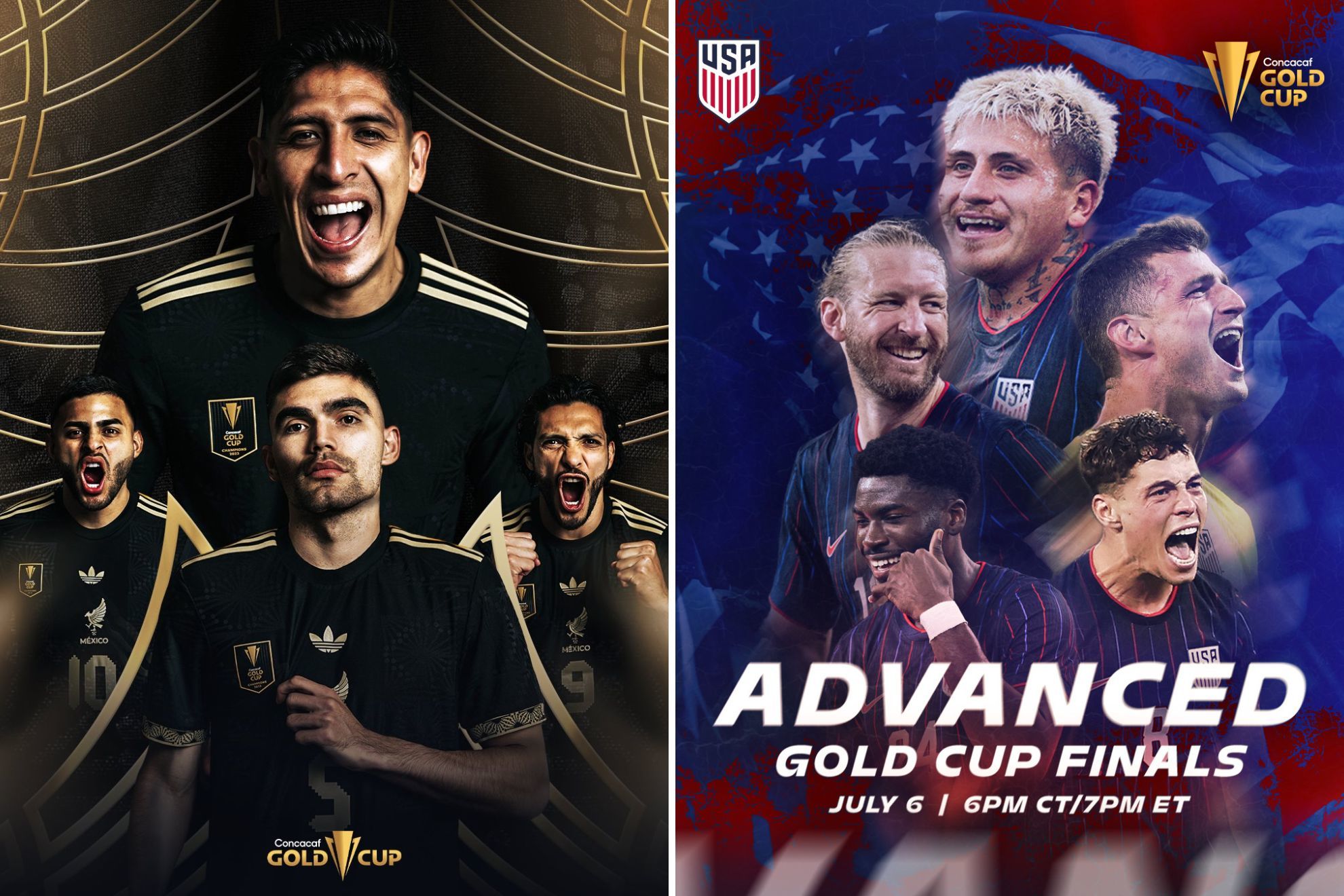 los pa�ses que han disputado la Gran Final