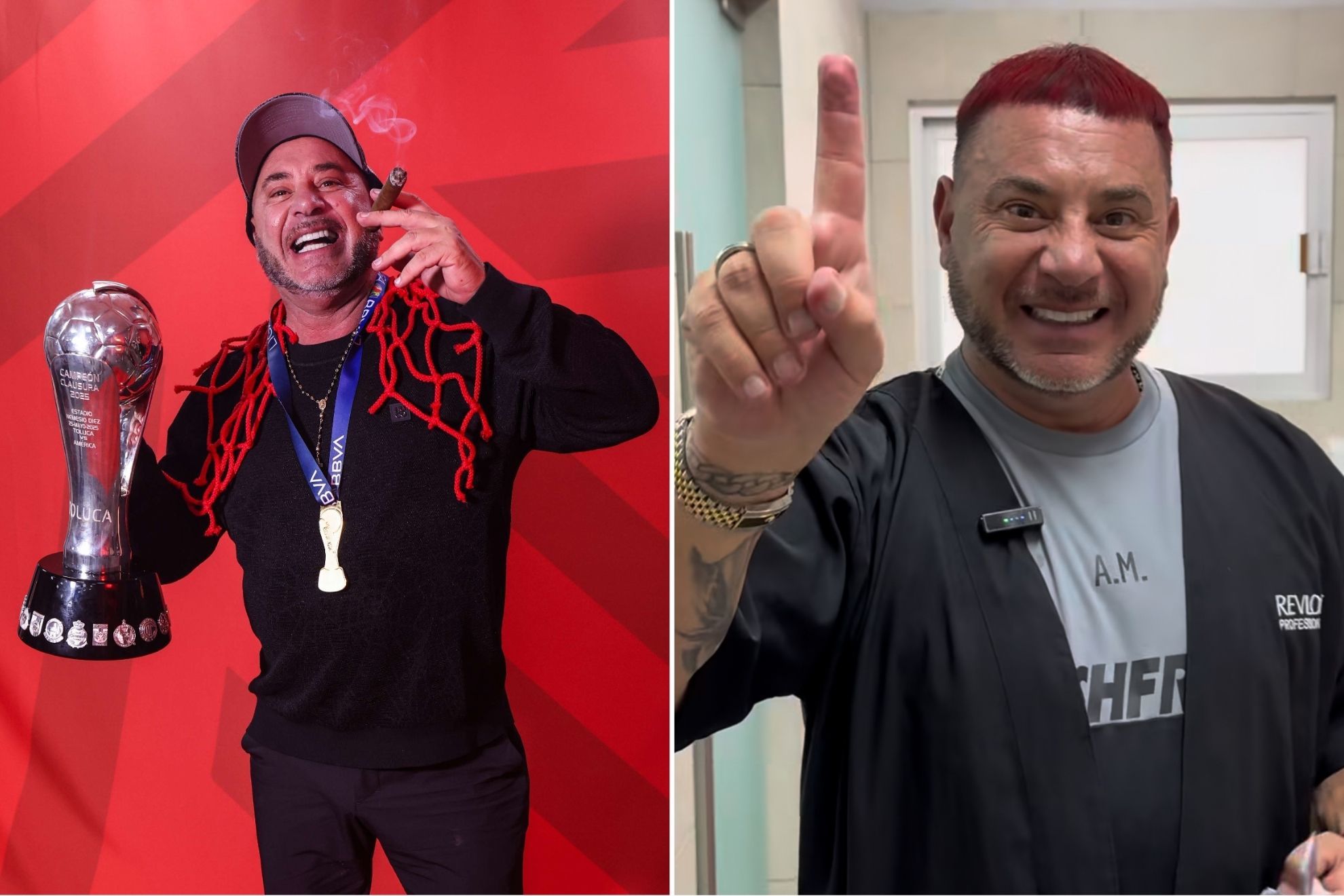 Turco Mohamed cumple promesa y se pinta cabello por vencer al Am�rica