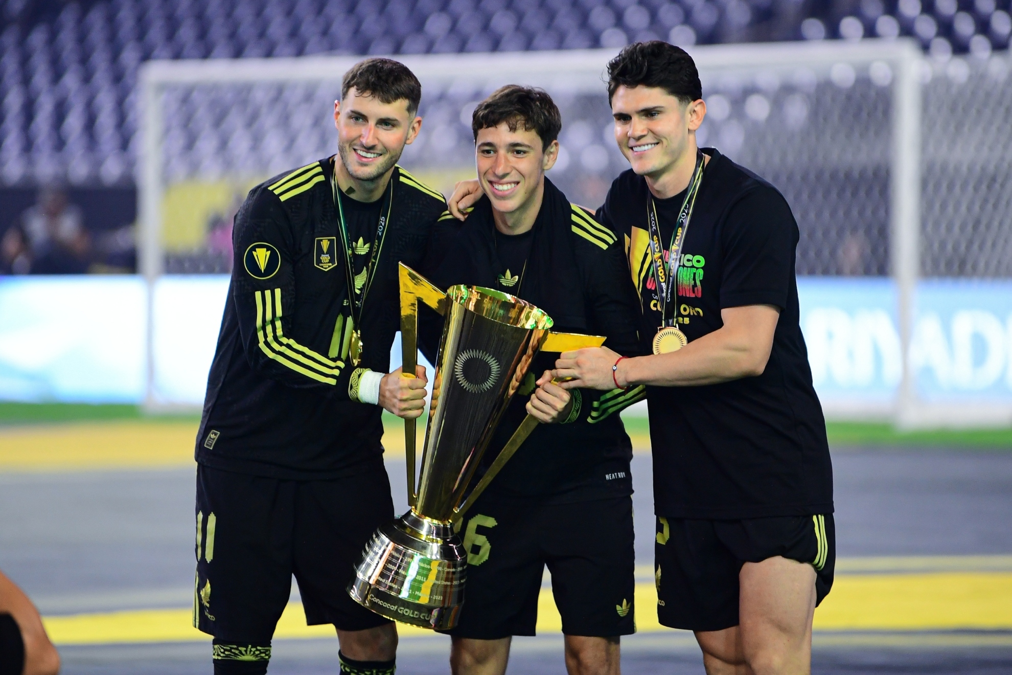 La Selecci�n Mexicana despu�s de ganar la Copa Oro