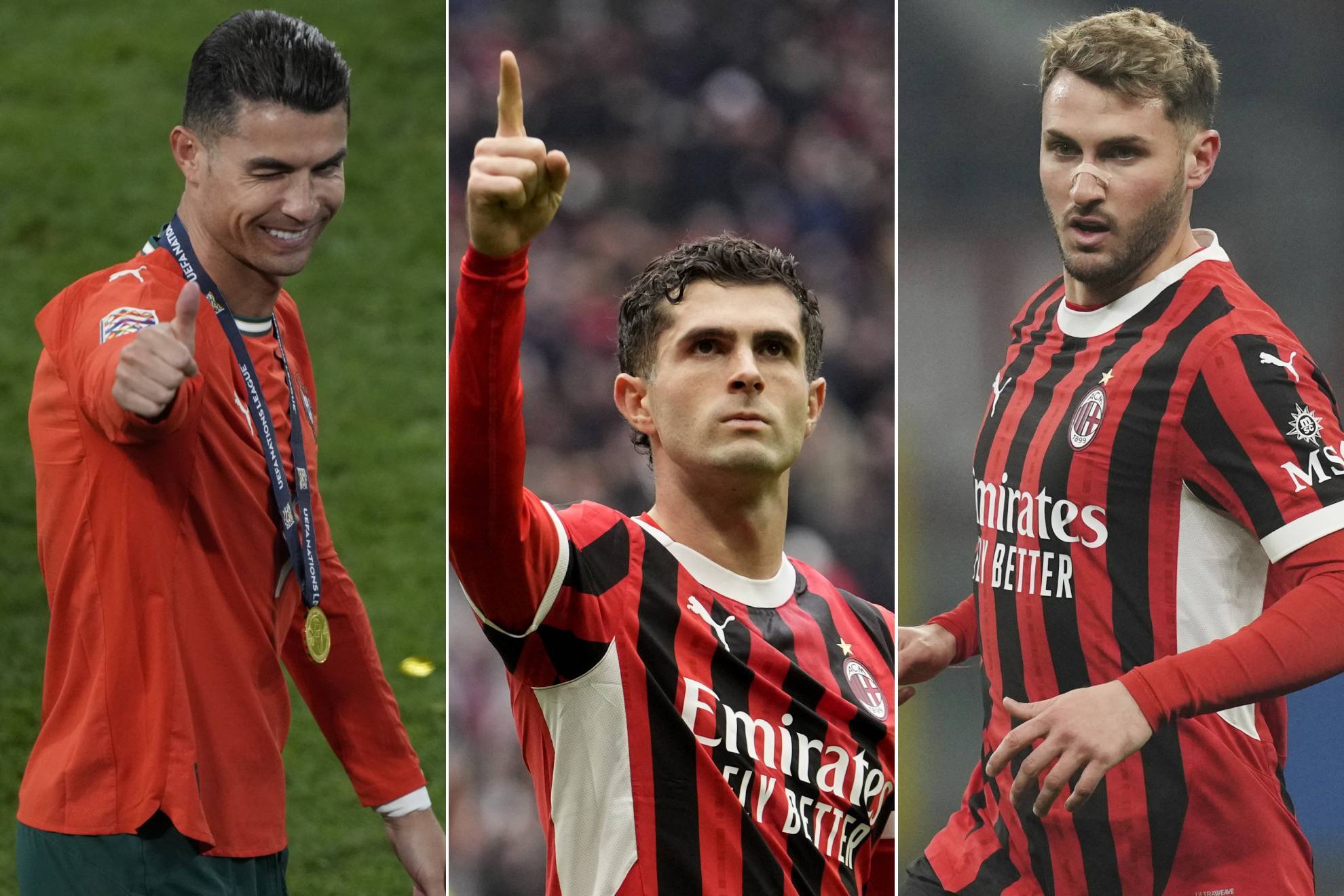 AC Milan Christian Pulisic Cristiano Ronaldo Santiago Gim�nez