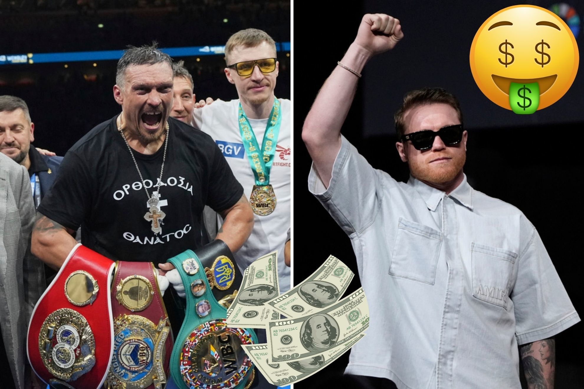 Usyk noquea a Dubois y Canelo �lvarez celebra en las apuestas