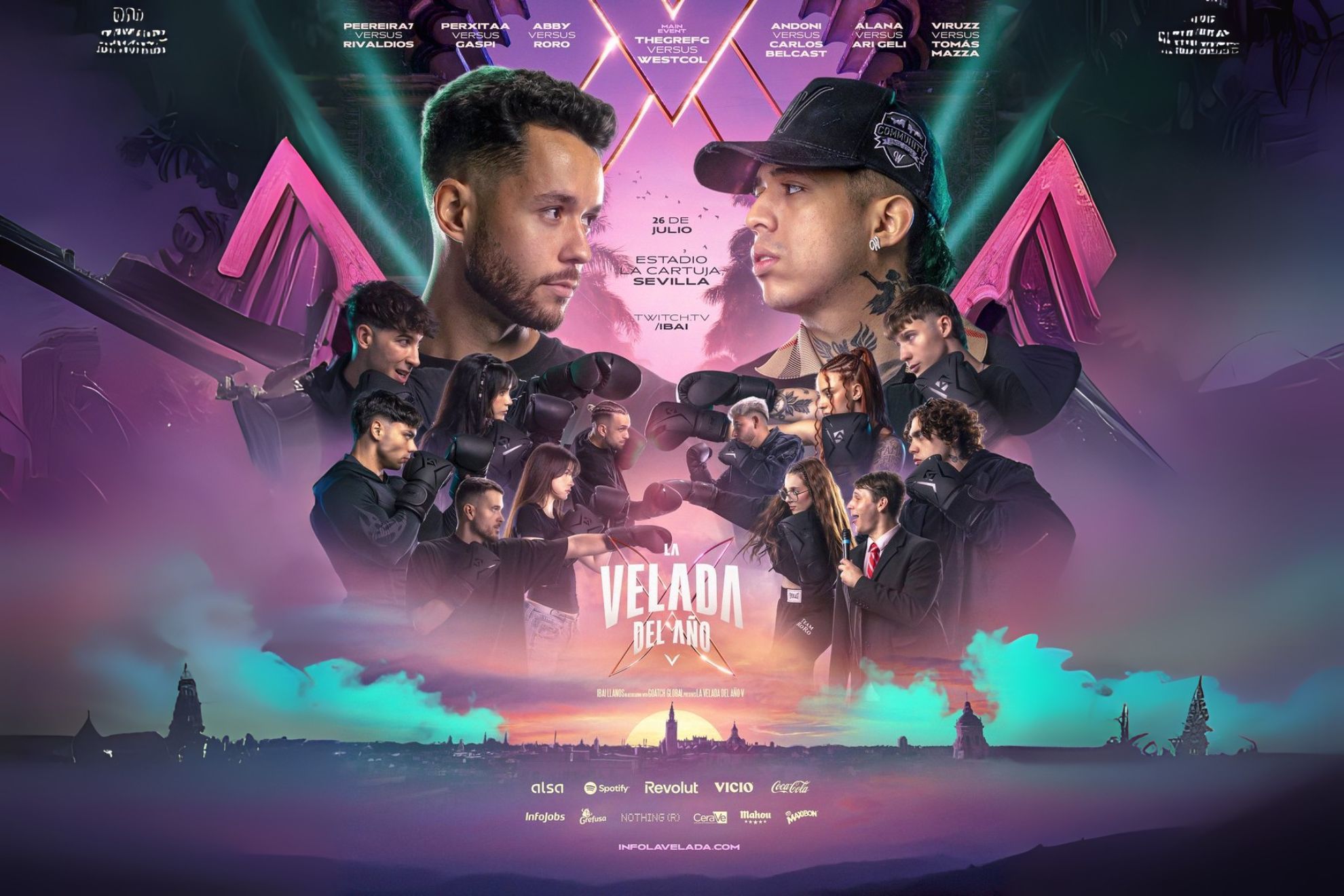 �Qui�nes son los mexicanos que participan en La Velada del A�o 5?