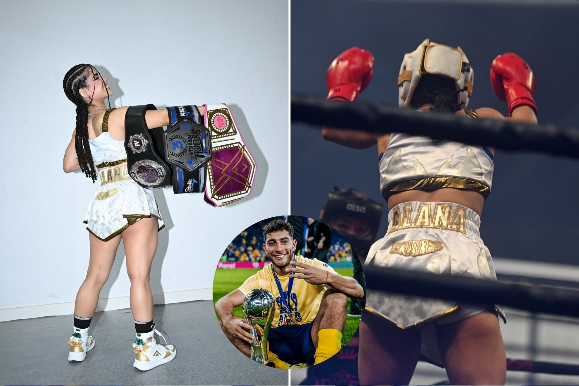 Sebasti�n C�ceres deja mensaje a alana tras su tricampeonato de boxeo