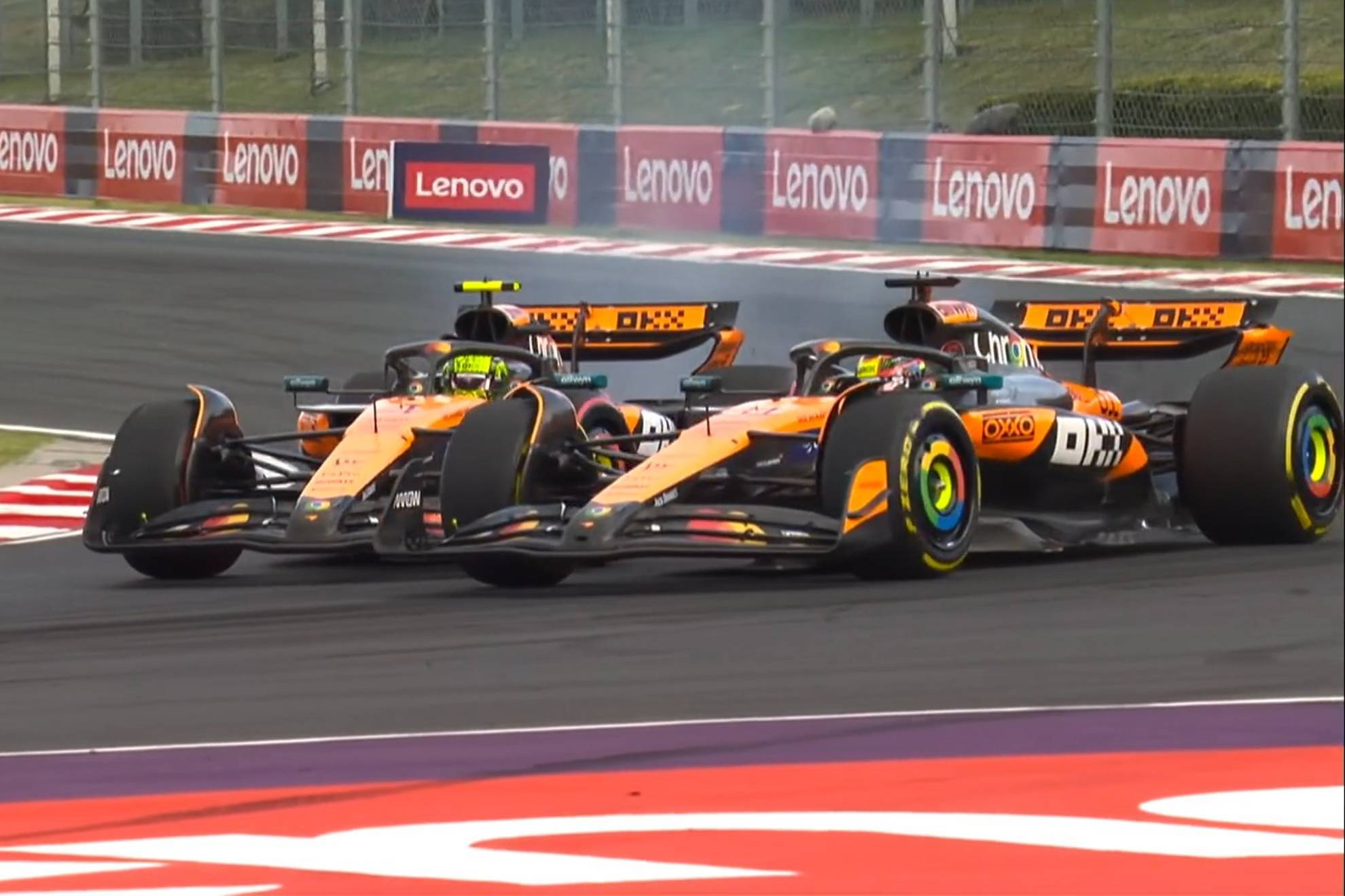 Casi chocan los McLaren en los segundos finales de la P2
