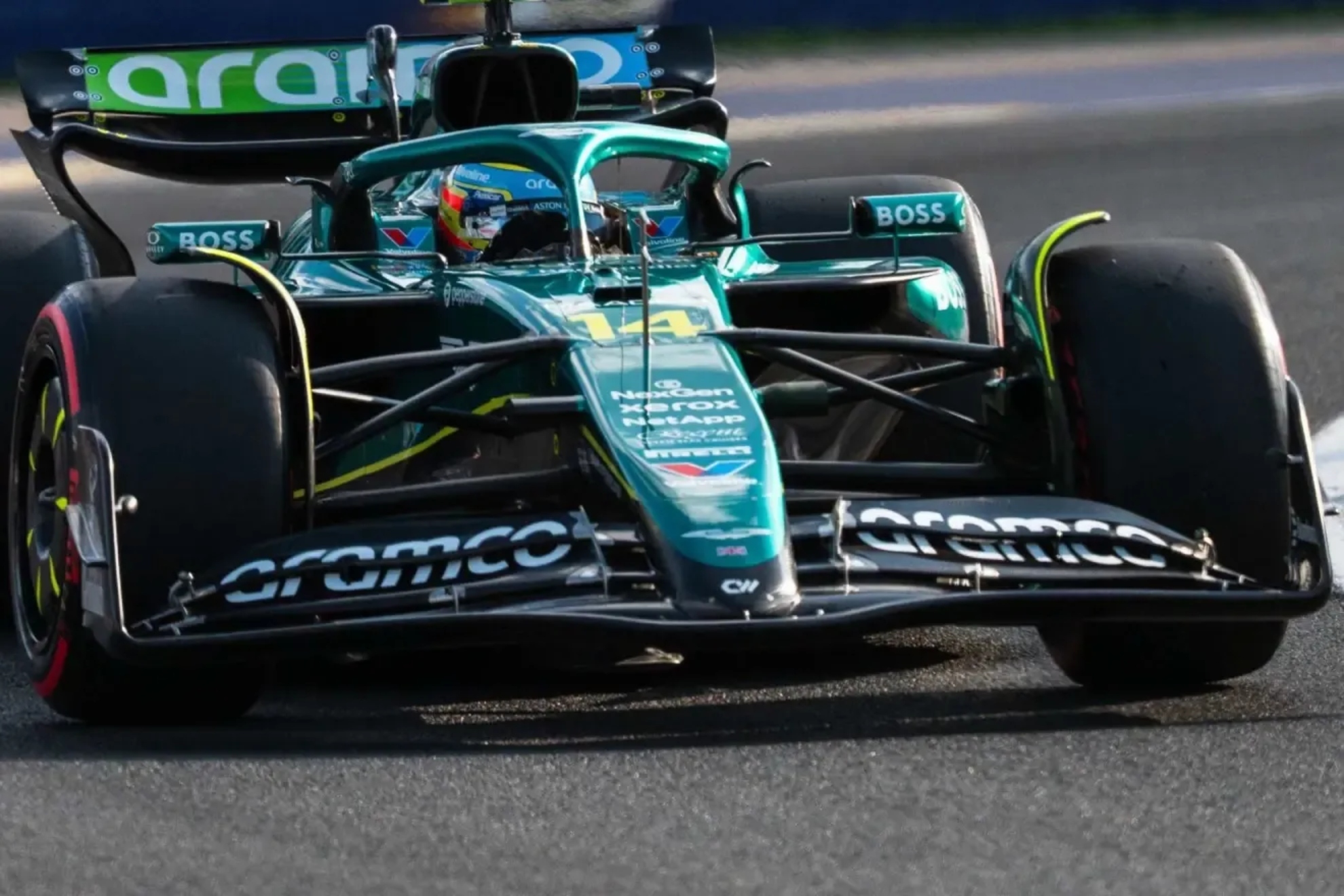 Alonso, durante los Libres 3 en Hungr�a