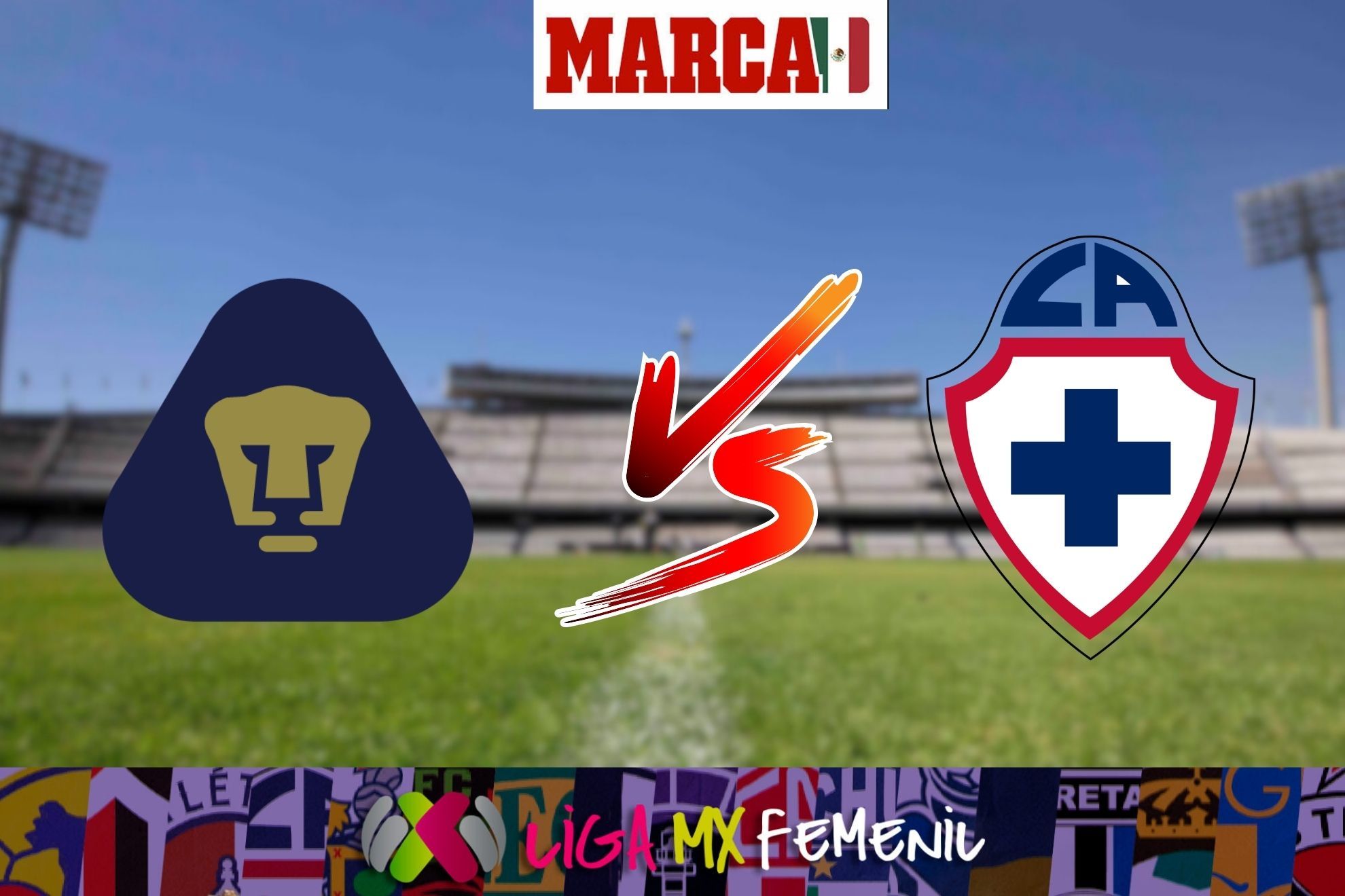 Pumas vs Cruz Azul Femenil jornada 4 Apertura 2025