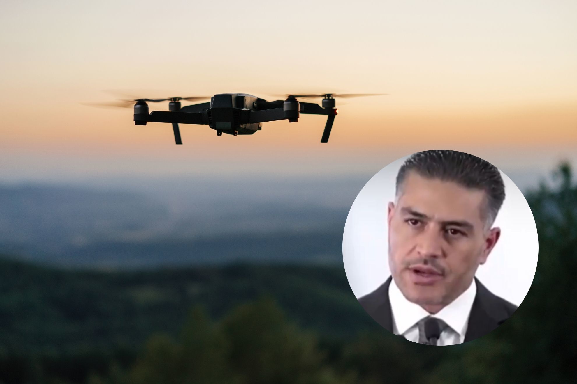 No es avi�n militar, es un dron Harfuch confirma sobrevuelo de objeto en Tejupilco y Edomex