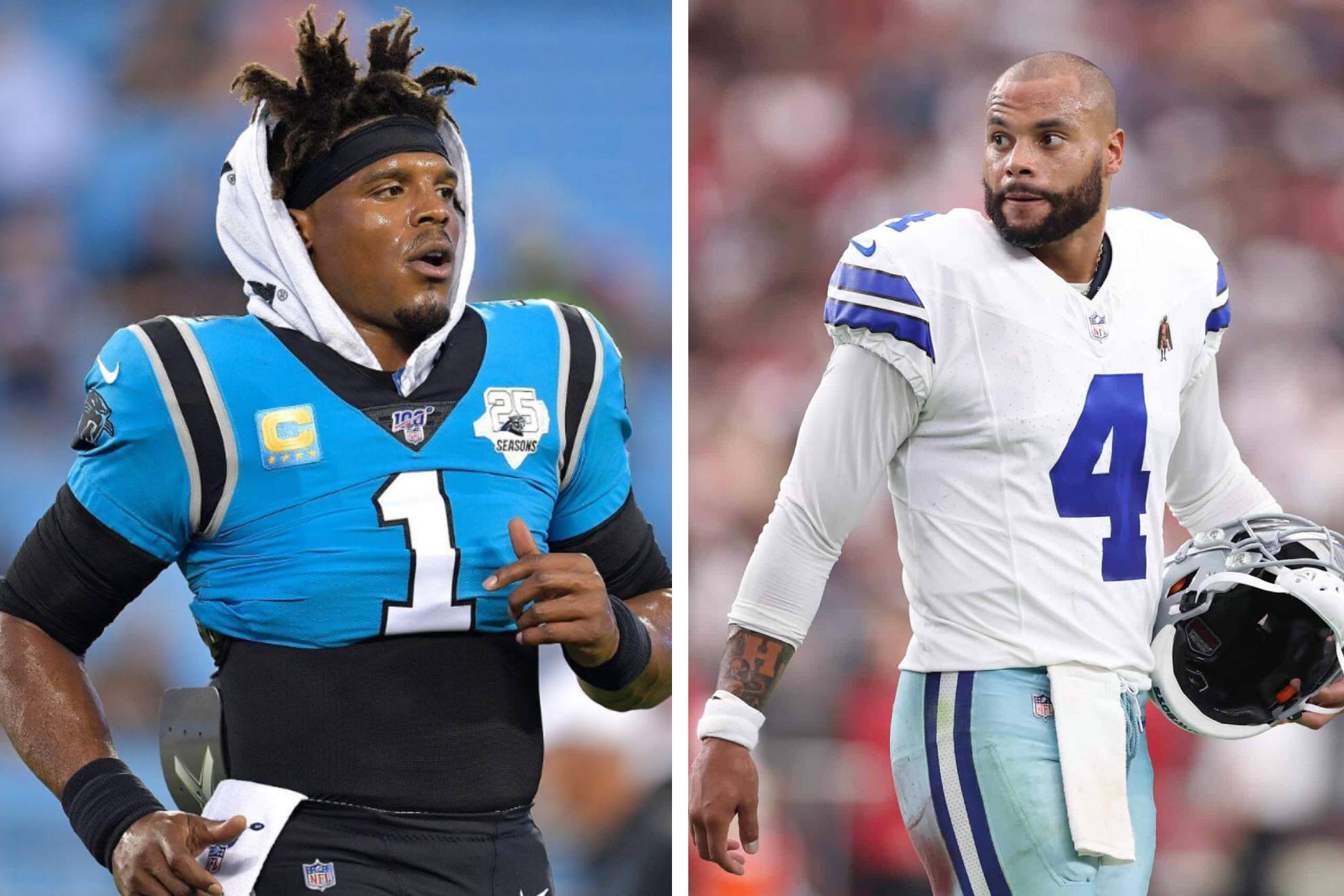Cam Newton y Dak Prescott de nueva vez en son pol�mica en la pre temporada de la NFL.