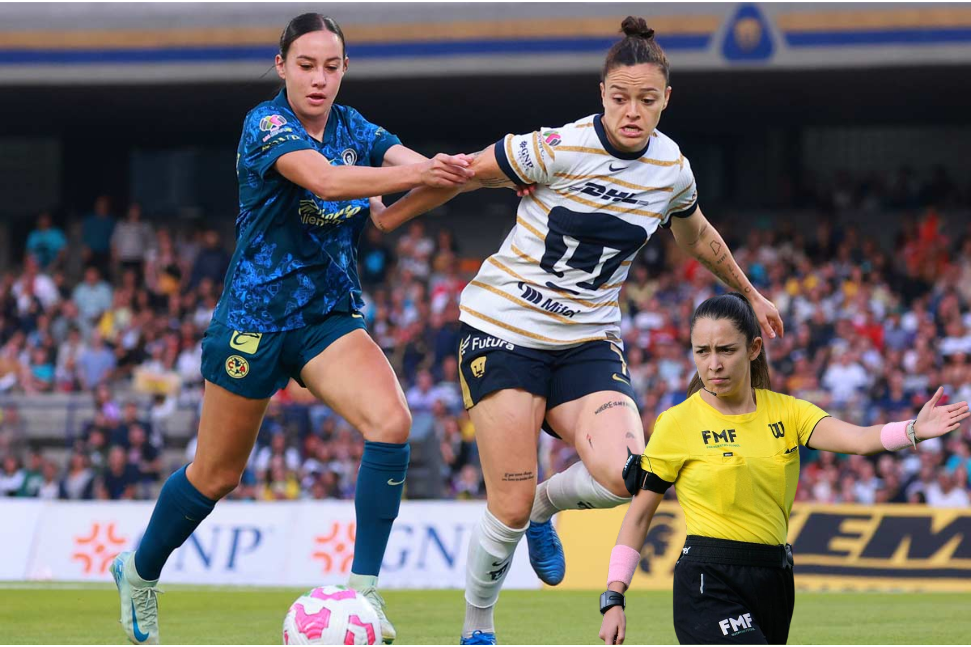 Goles y Resumen de Pumas vs Am�rica: Con dos penales, Irene Guerrero lidera la remontada en el Cl�sico Capitalino