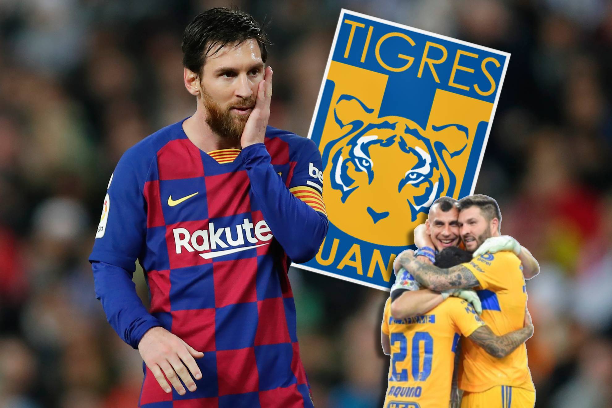 El d�a que Messi apoy� a Tigres: Un sue�o que no pudieron cumplir Gignac y Nahuel Guzm�n