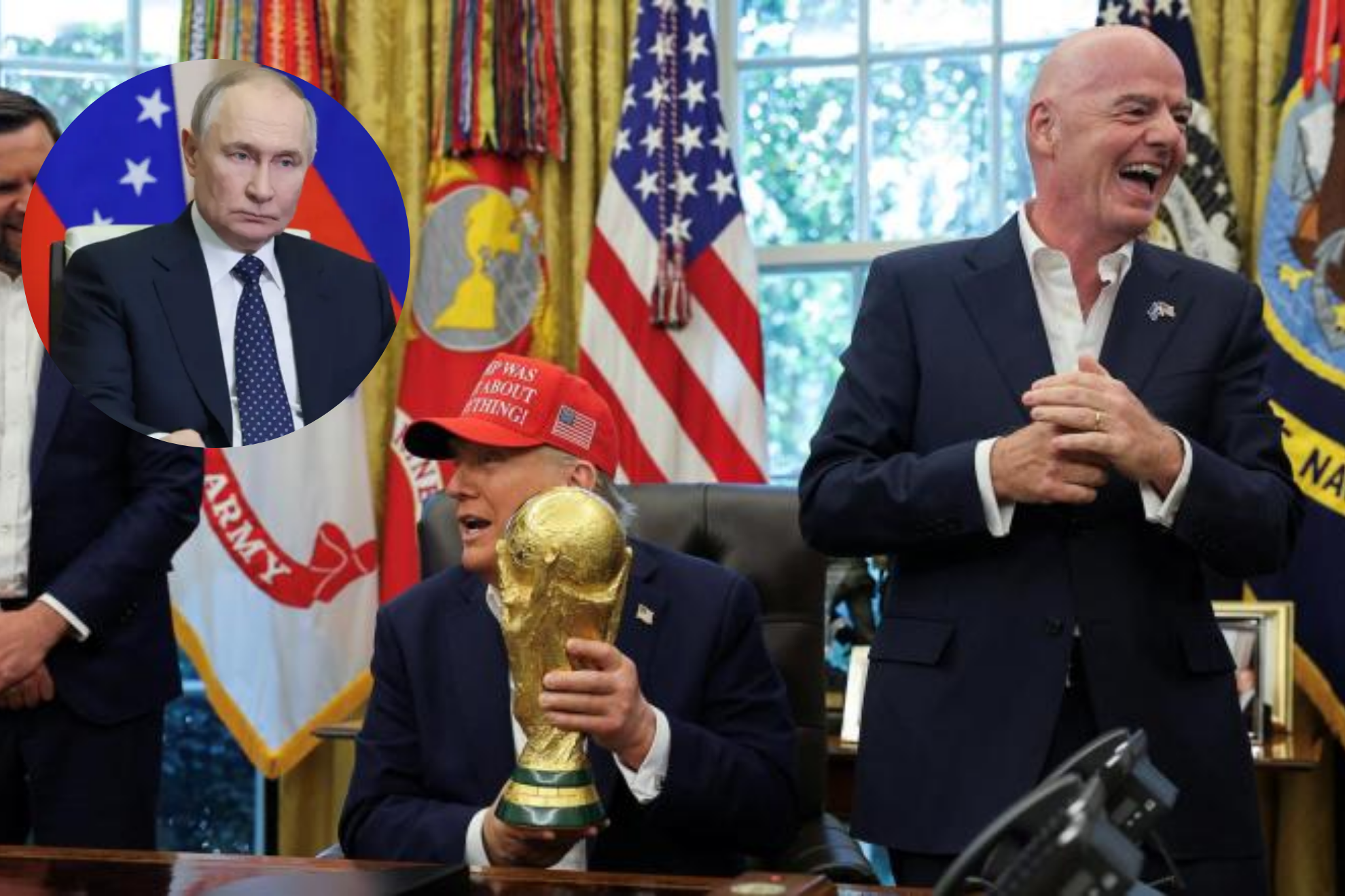 Donald Trump hace atrevida invitaci�n a Vladimir Putin para el Mundial 2026