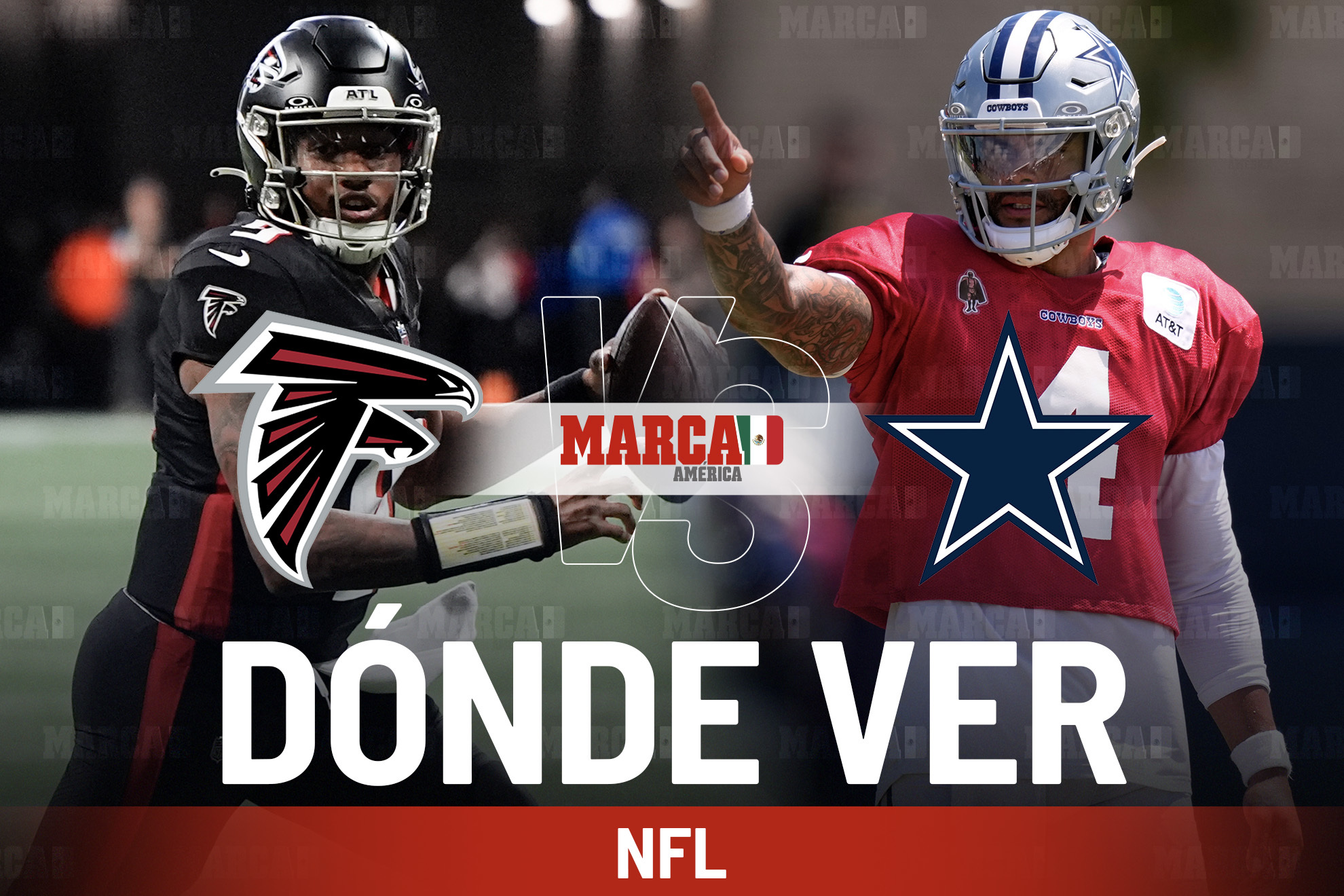 Falcons vs Cowboys hoy: d�nde ver en vivo la Pretemporada NFL 2025, horario y pron�stico juego Vaqueros de Dallas
