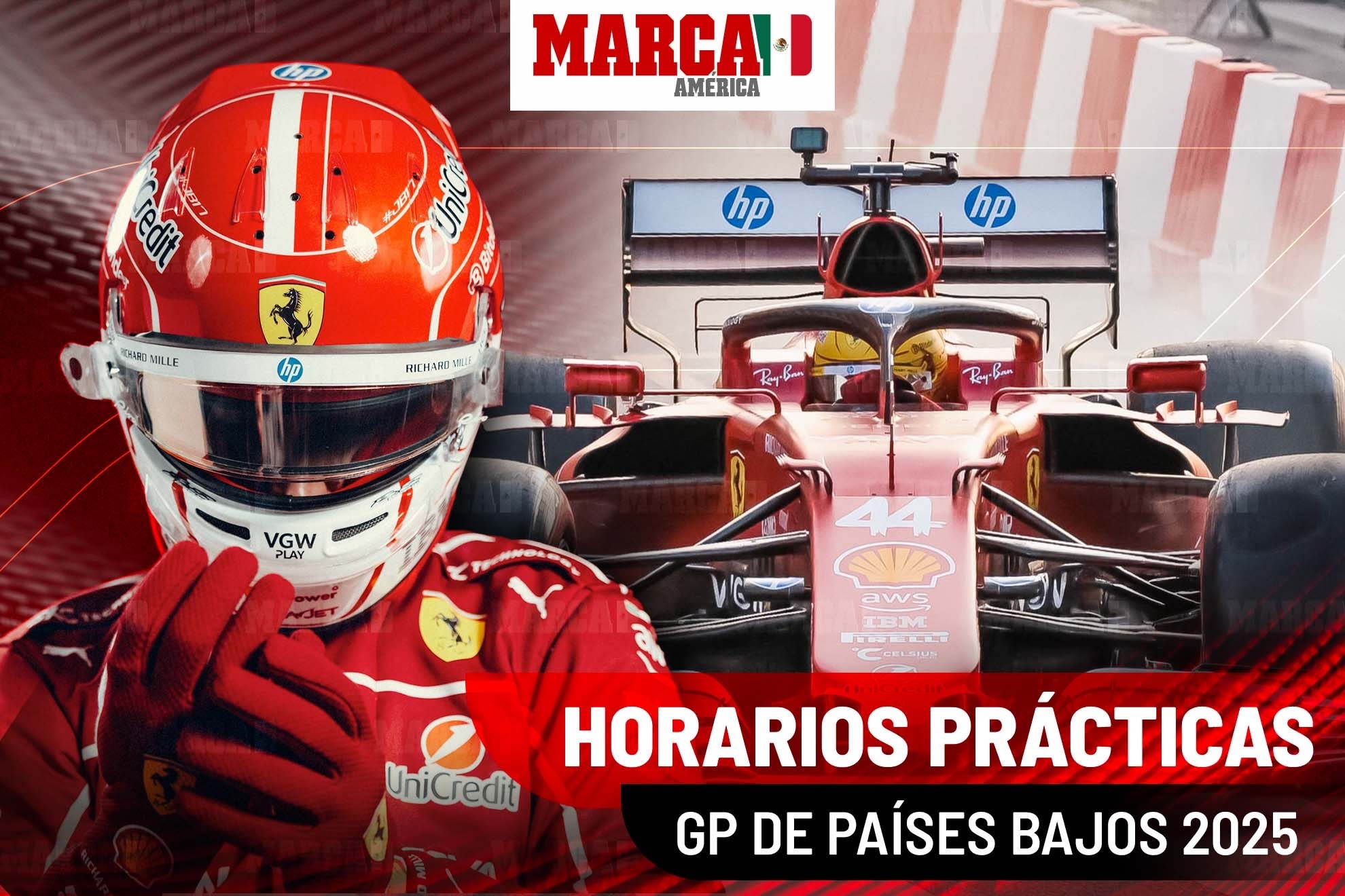 Pr�cticas Libres 3 F1 hoy: horarios GP Pa�ses Bajos 2025 y d�nde ver la F�rmula 1 en M�xico