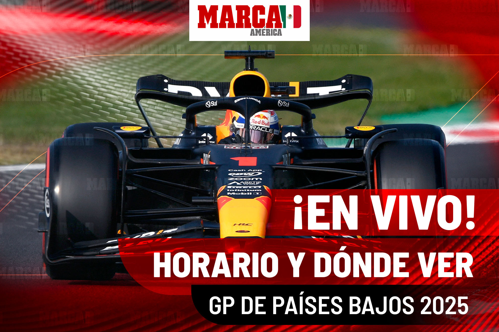 A qu� hora es el GP de Pa�ses Bajos 2025: d�nde ver la carrera F1 en M�xico y parrilla de salida hoy