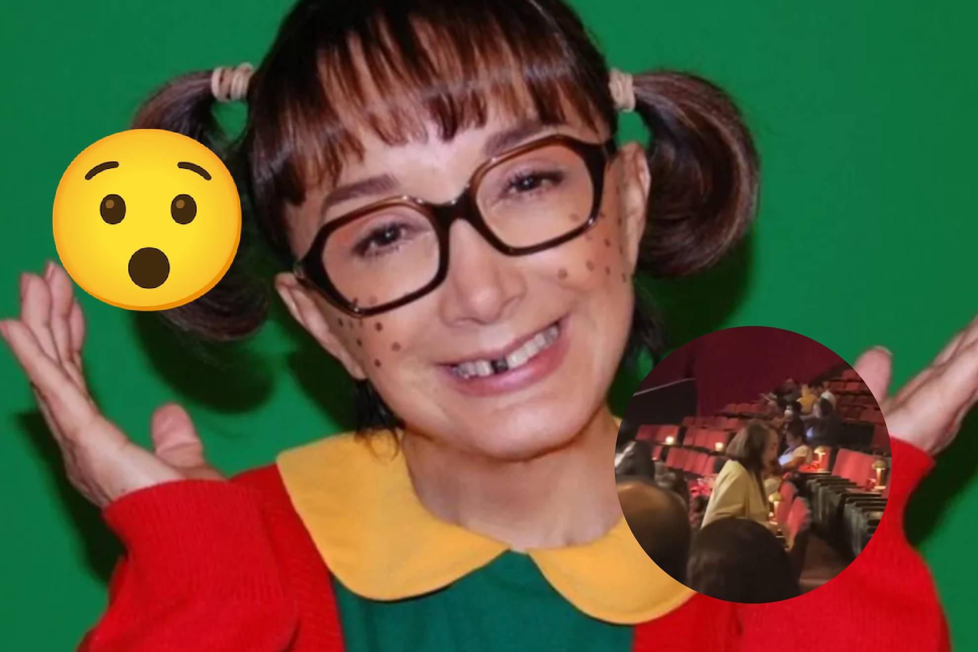 La Chilindrina sufre caida.