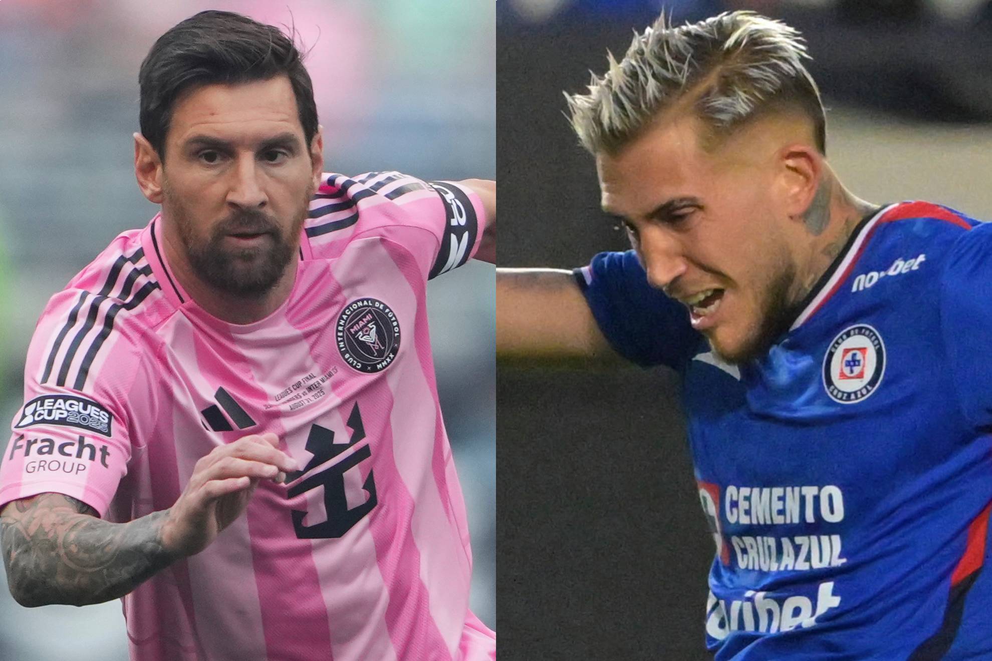 Lionel Messi y Gonzalo Piovi.