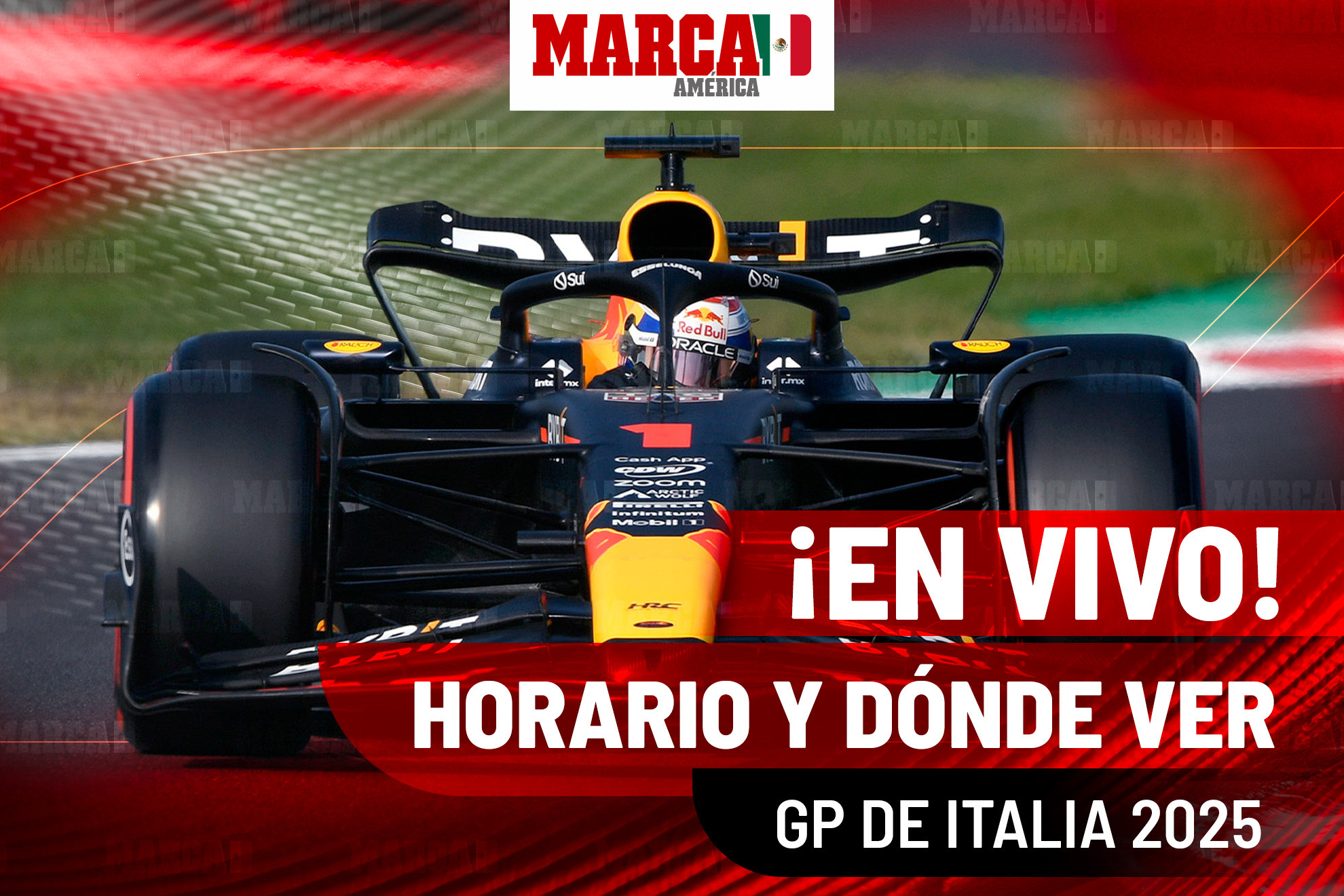 A qu� hora es el GP de Italia 2025: d�nde ver la carrera F1 en M�xico y parrilla de salida hoy