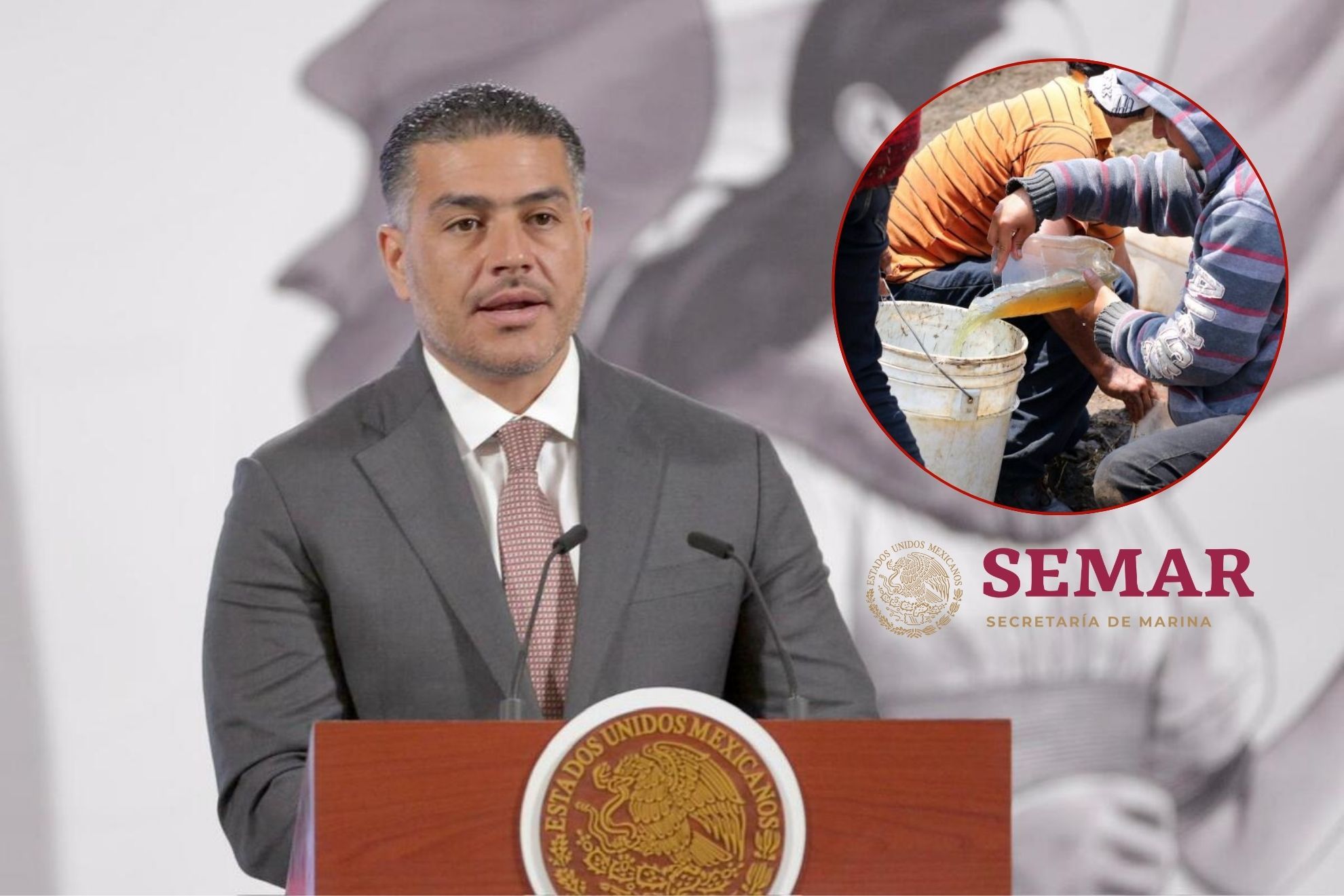 Omar Garc�a Harfuch confirma la detenci�n de funcionarios p�blicos por huachicol en Tamaulipas