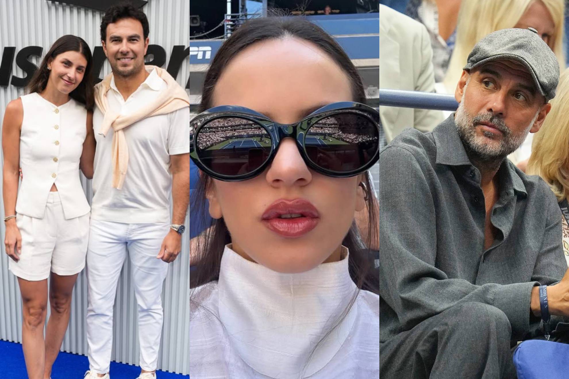 Checo P�rez, Rosal�a y Pep Guardiola.