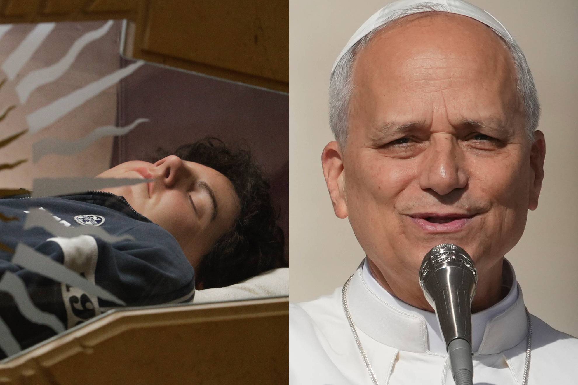 San Carlo Acutis y Papa Le�n XIV.