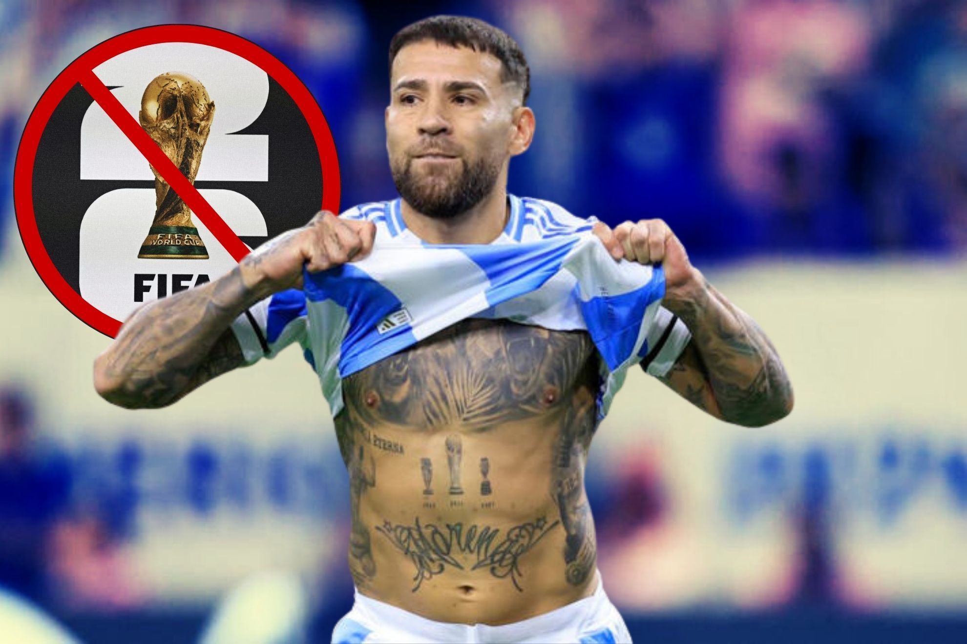 Otamendi se pierde primer juego de Argentina en el Mundial 2026, tras expulsi�n ante Ecuador
