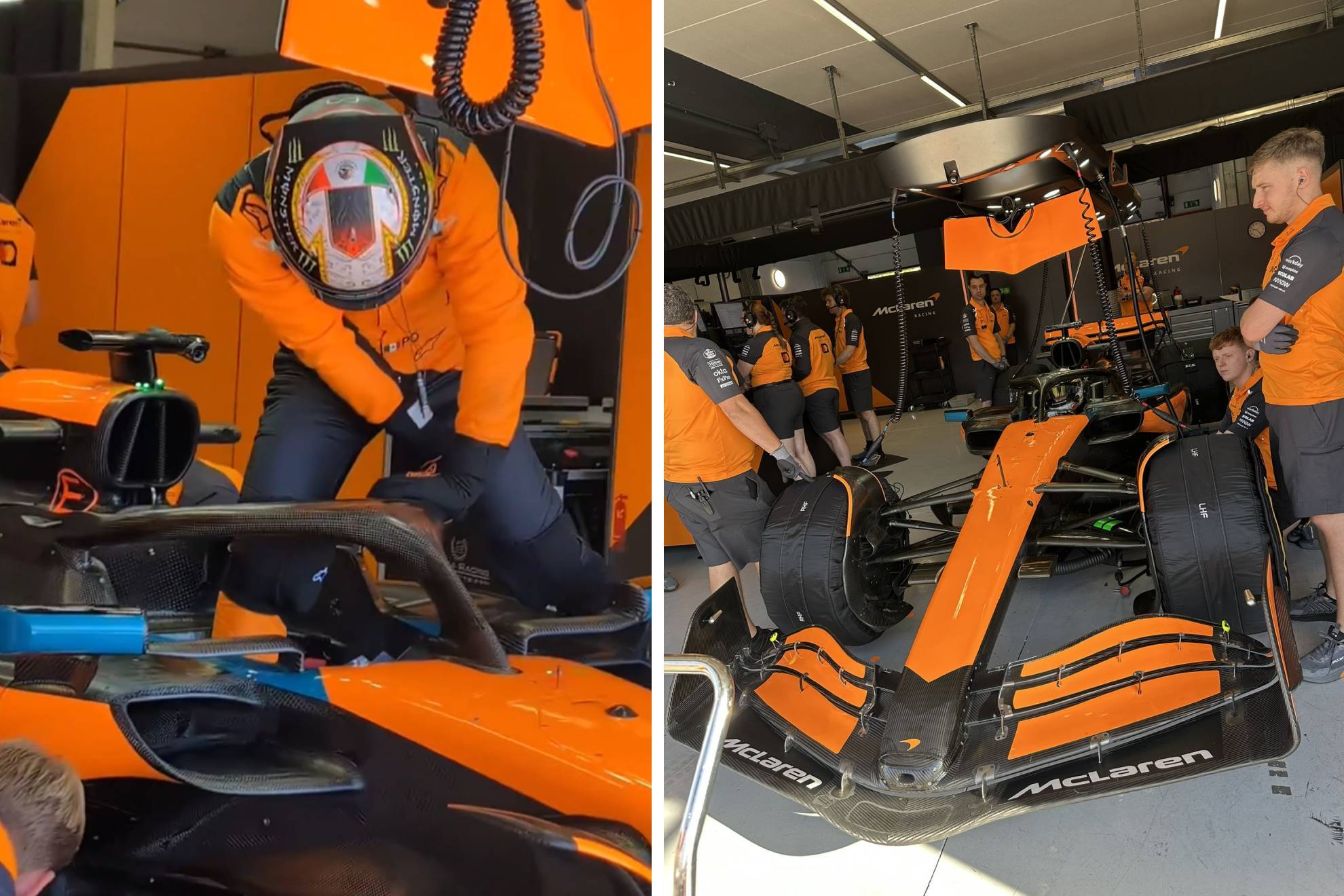 El mexicano de 26 a�os tuvo que manejar el auto de hace dos temporadas