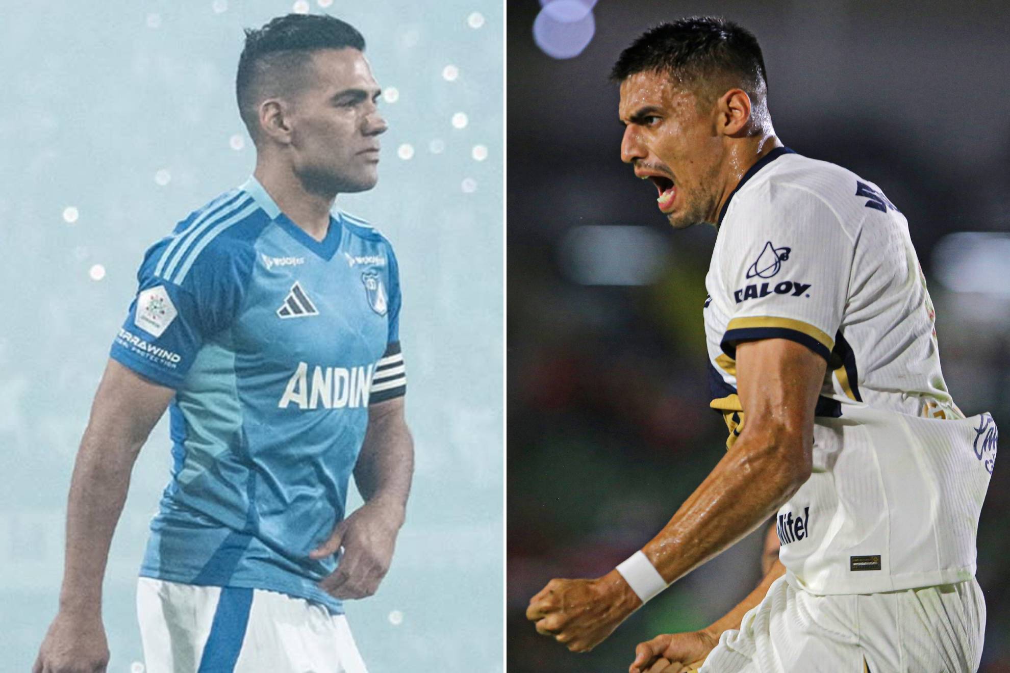 Radamel Falcao Guillermo Mart�nez Pumas Liga MX