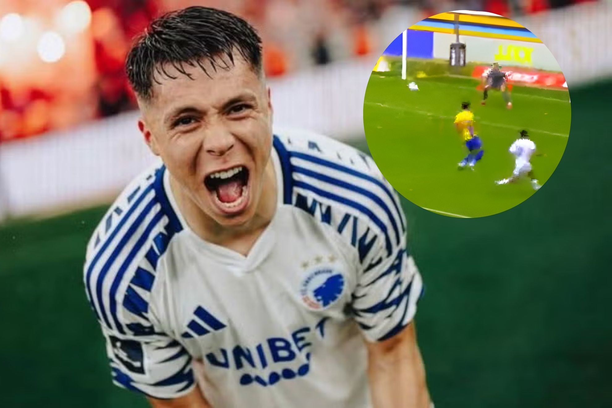 No s�lo en Selecci�n Mexicana: Rodrigo Huescas tambi�n se luce con asistencia con Copenhague