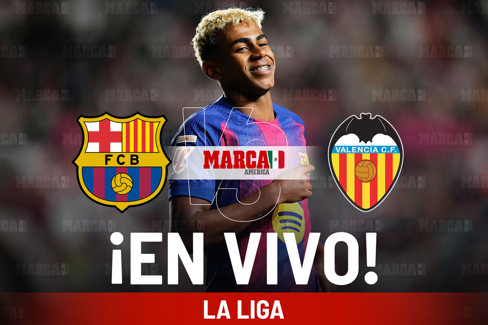 Barcelona vs Valencia EN VIVO Hoy. Juego de Lamine Yamal con el Barça ...