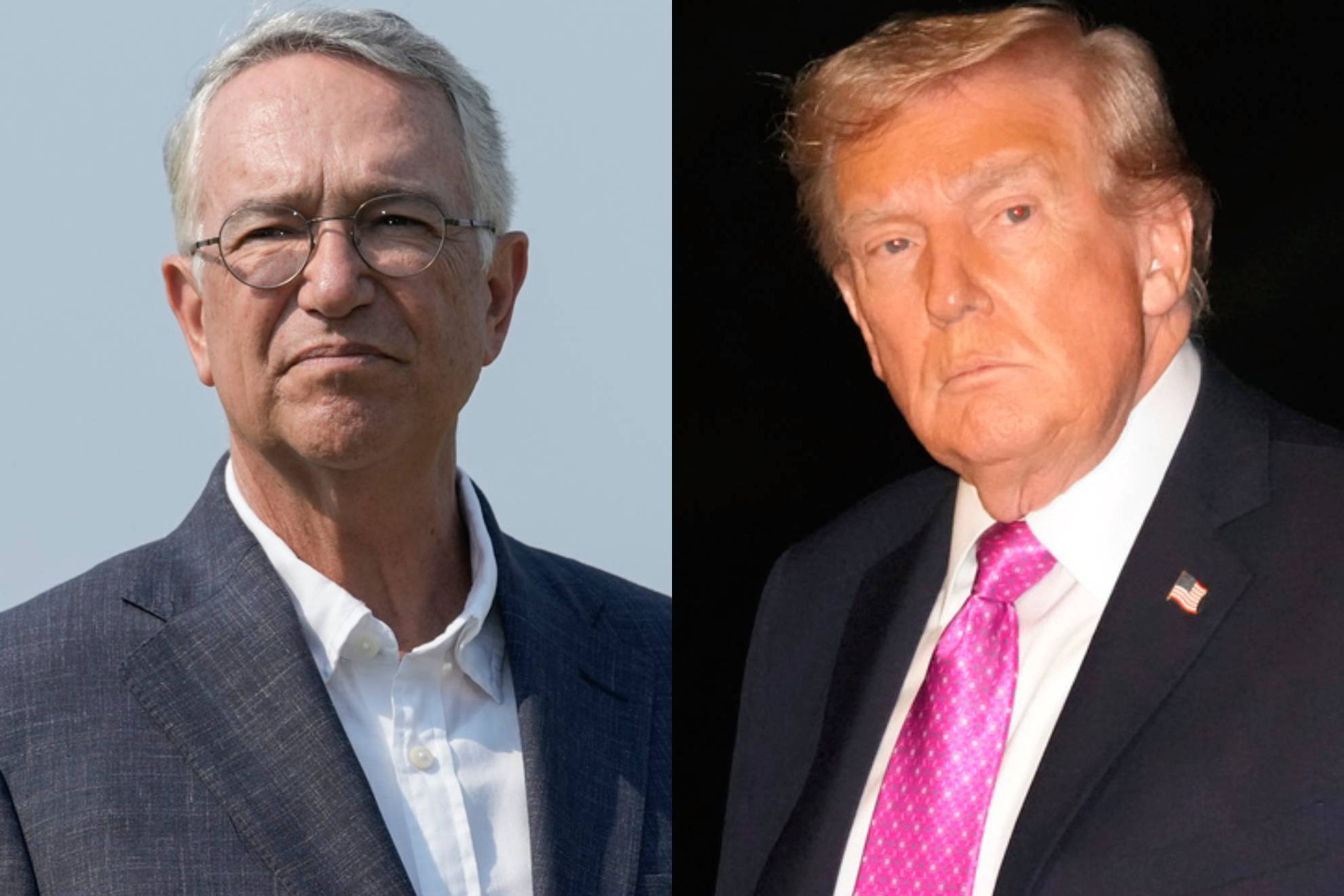 Ricardo Salinas Pliego y Donald Trump.