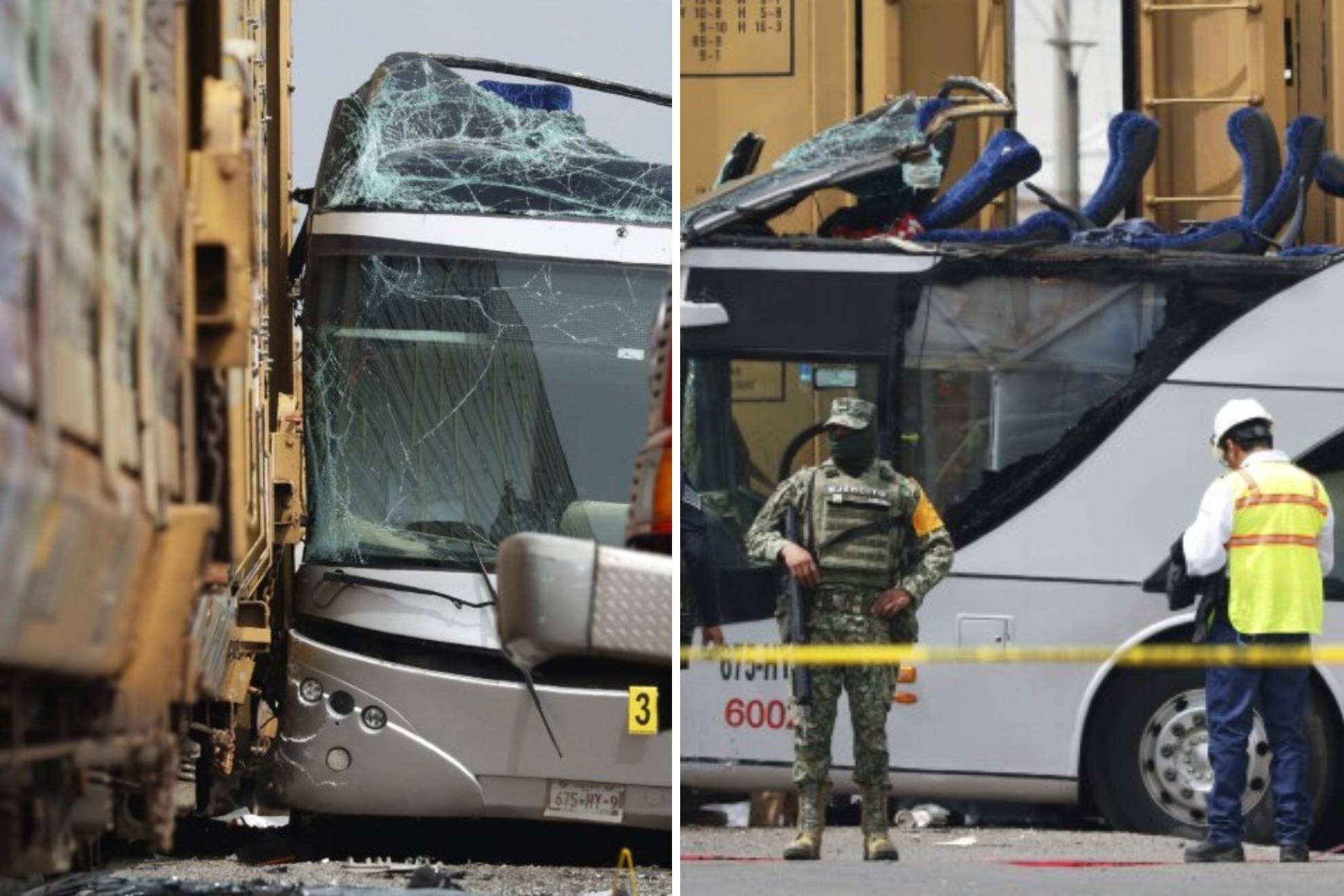 Accidente de cami�n con el tren en Atlacomulco |