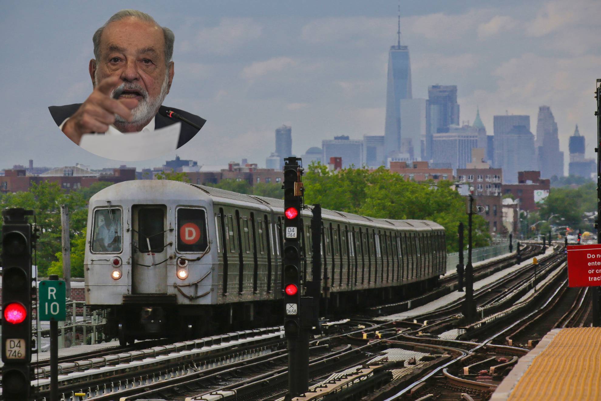 Carlos Slim y el Metro de Nueva York.