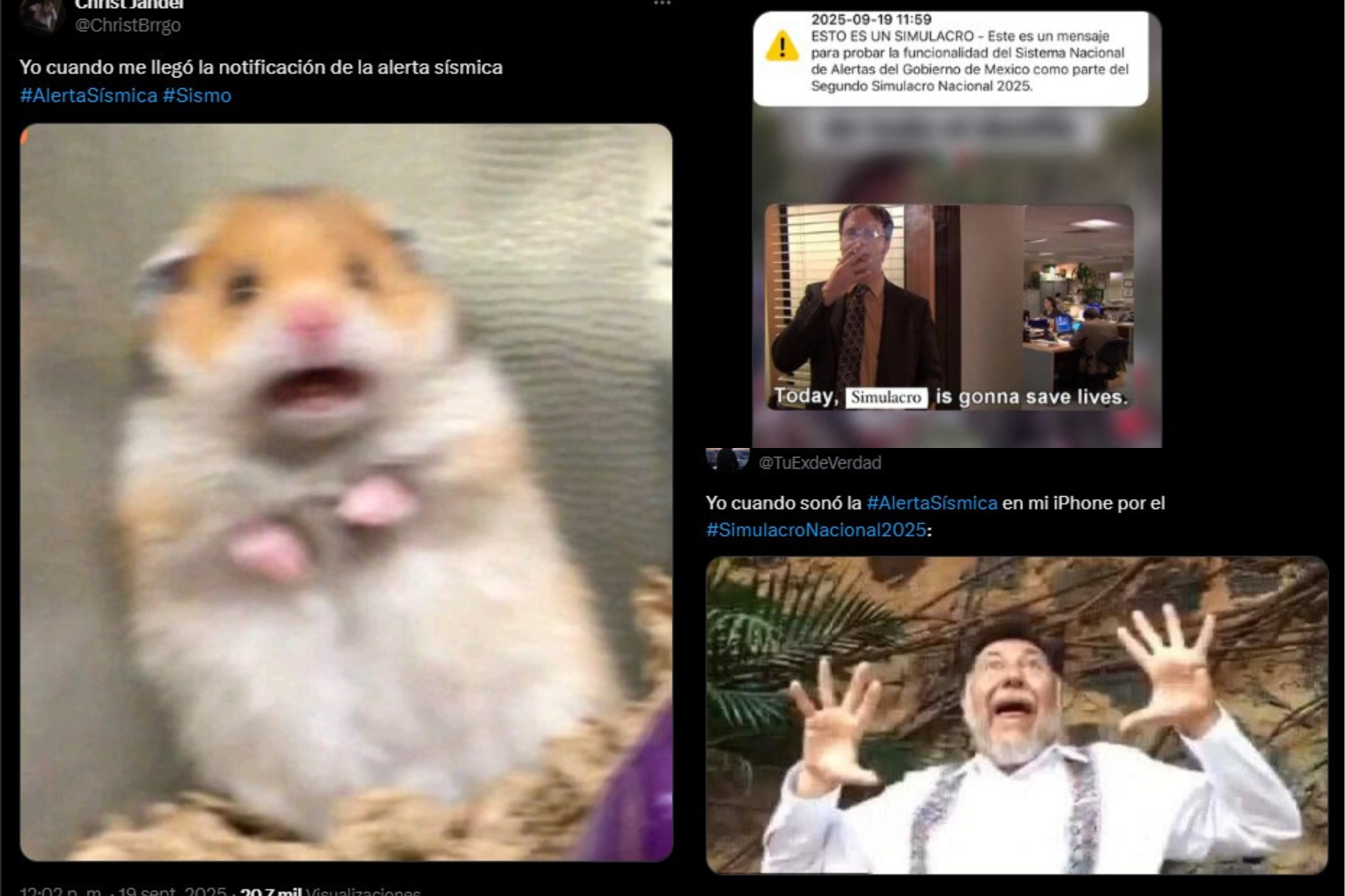 Los mejores MEMES del Simulacro Nacional 2025: Saquen los bolillos