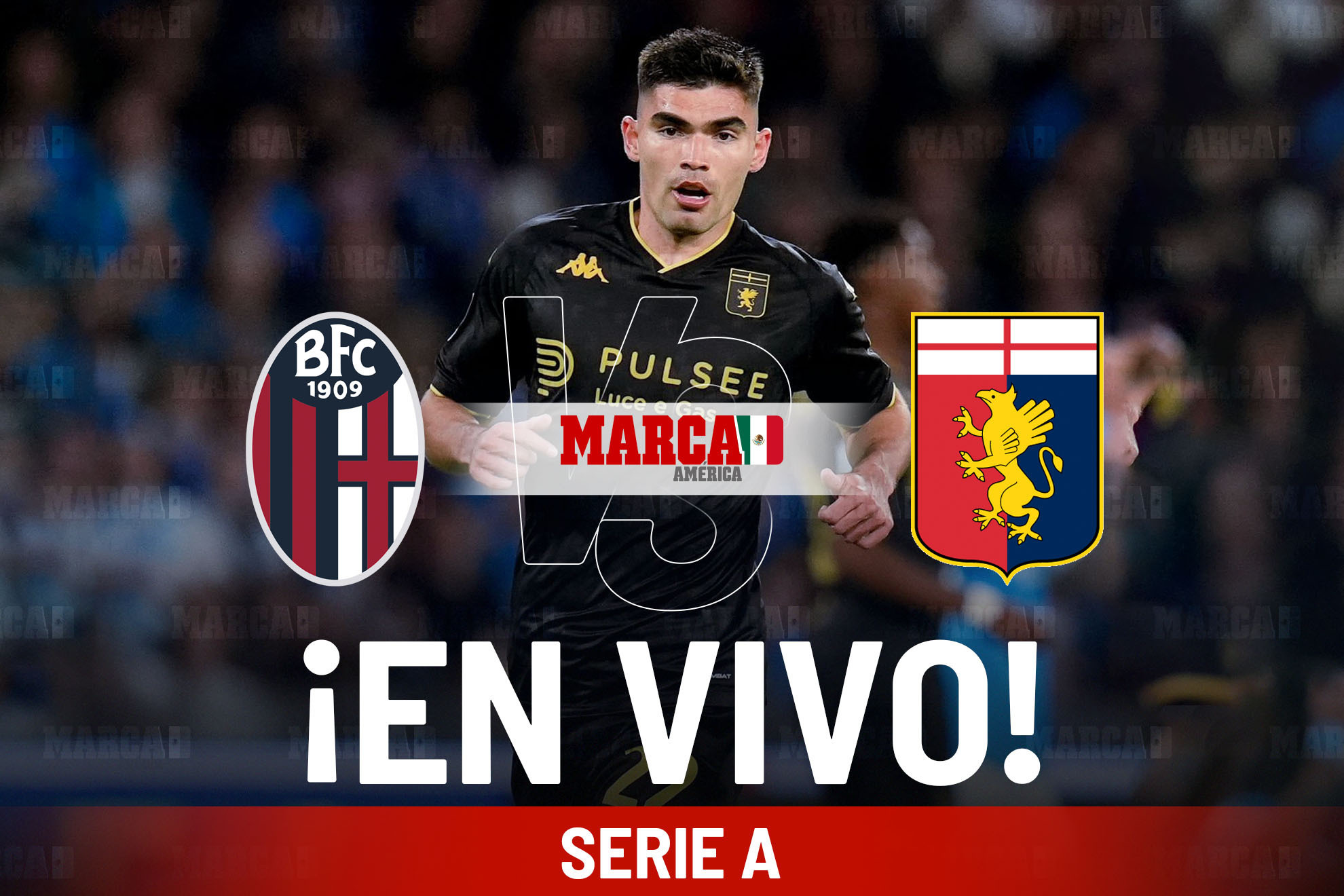 �C�mo qued� Genoa vs Bologna? Goles y minuto a minuto del partido de Johan V�squez en la Serie A de hoy