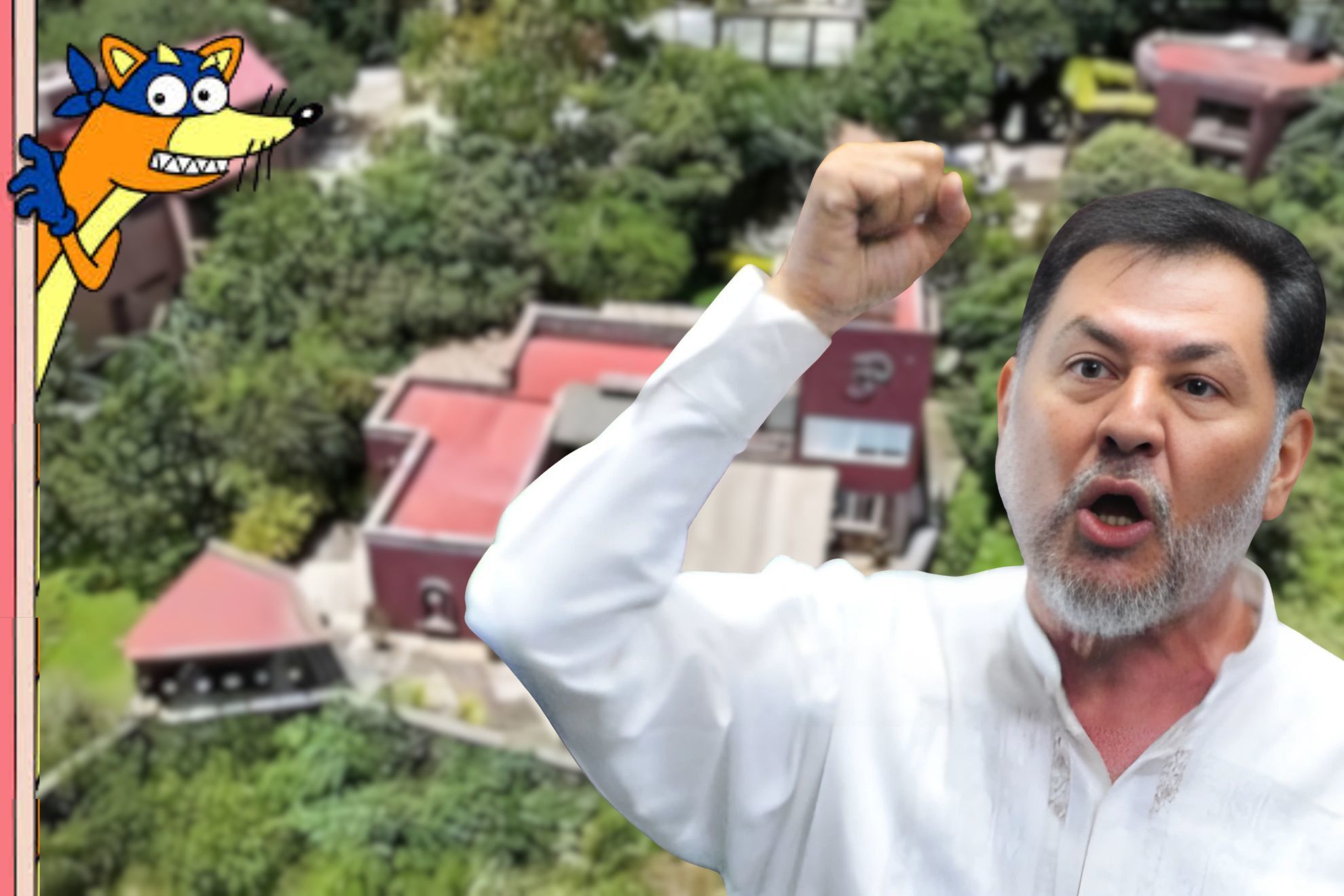 Roban pol�mica casa de Gerardo Fern�ndez Noro�a en Tepoztl�n, Morelos