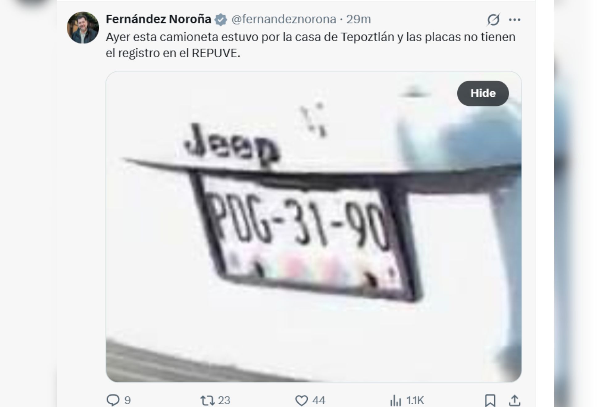 Robo a Fern�ndez Noro�a reaviva la pol�mica en Morelos