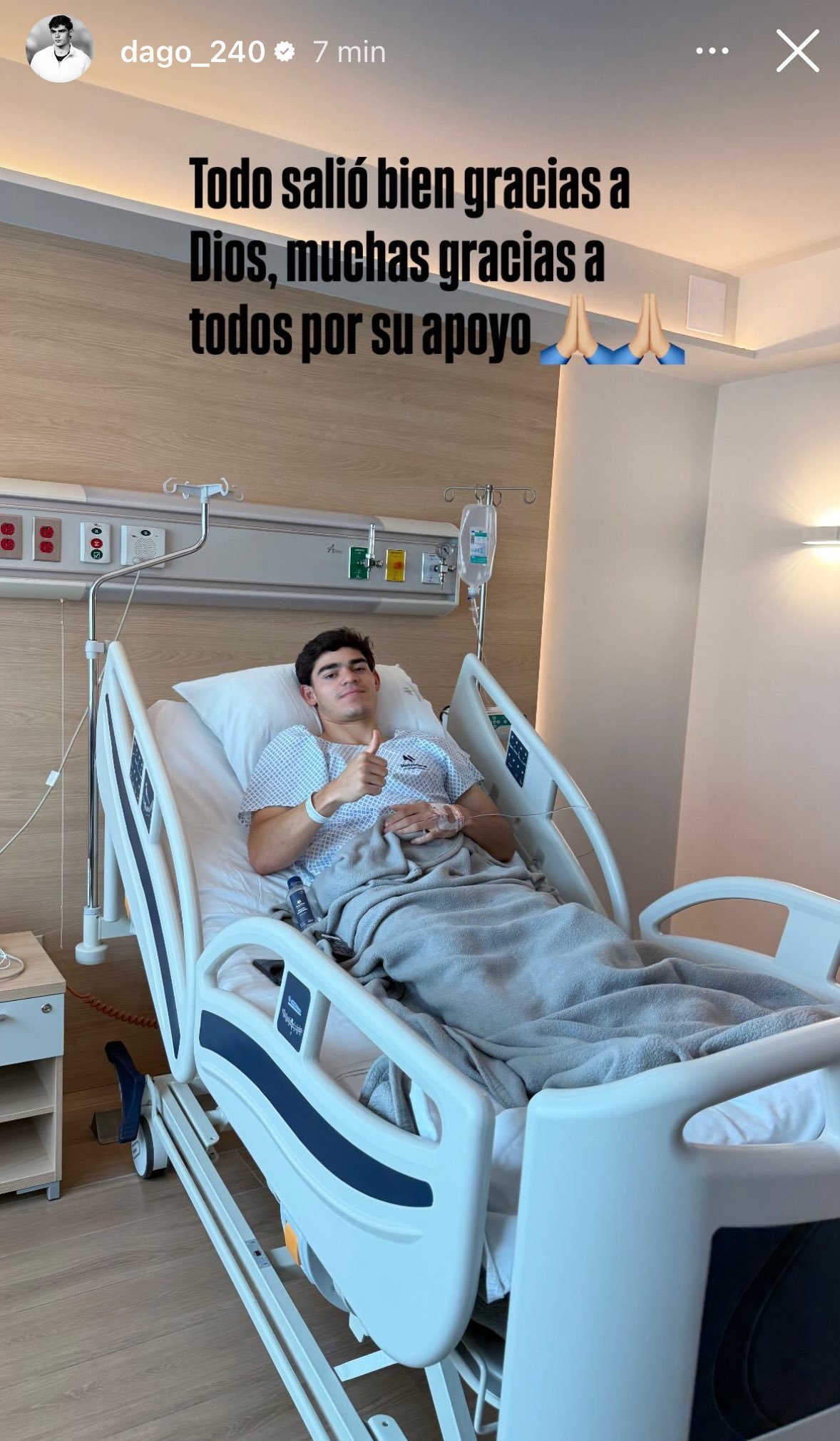 Dagoberto Espinoza pasa por el quir�fano