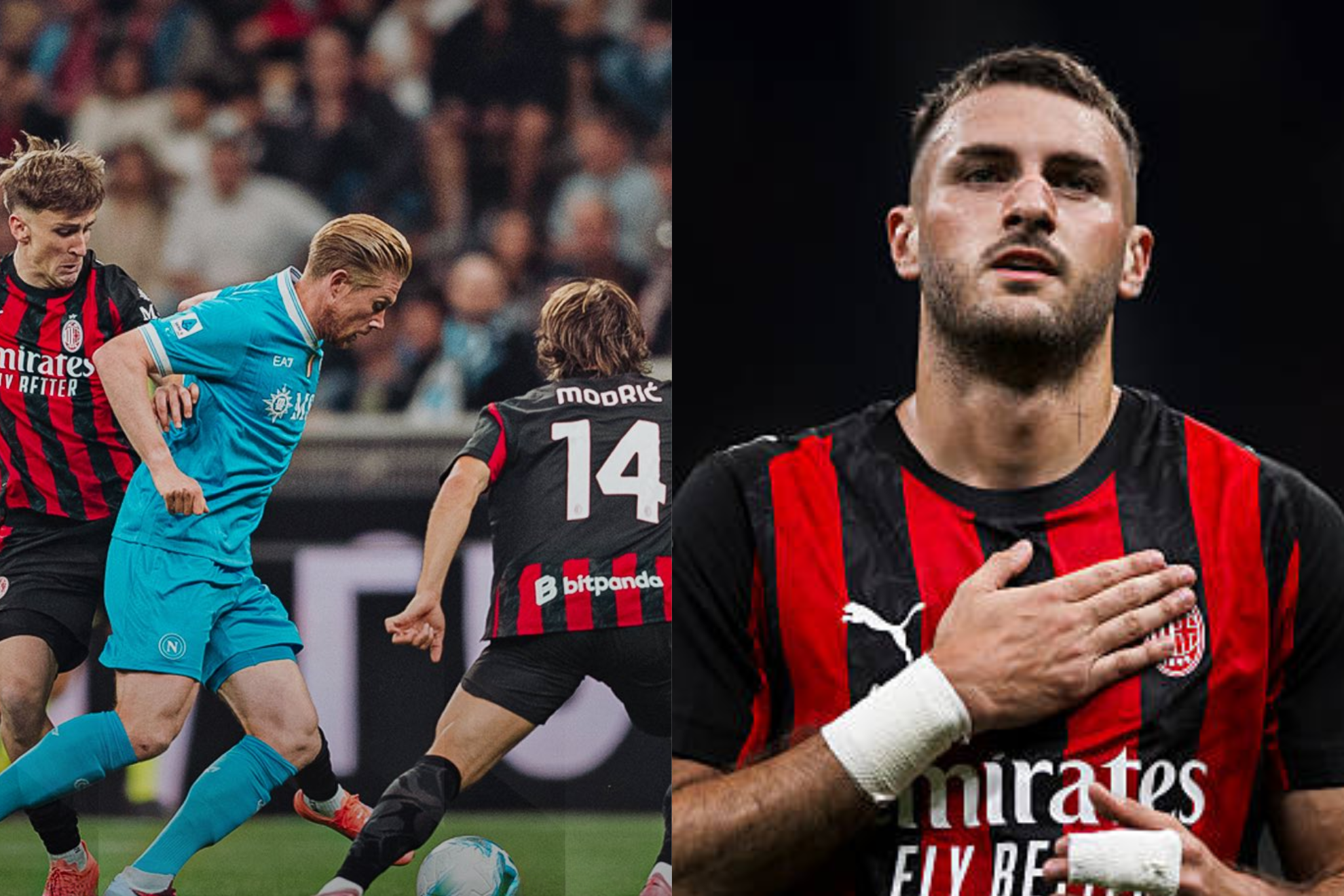 Goles y resumen Milan vs Napoli: noche discreta para Santiago Gim�nez en triunfo que les da el liderato en Serie A