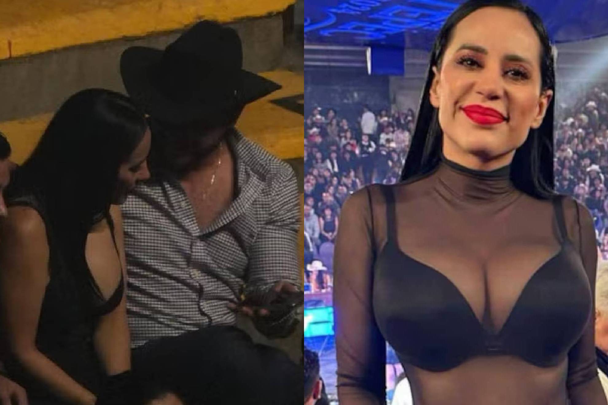 Captan a Sandra Cuevas con otro gal�n en Feria de San Francisco de Pachuca