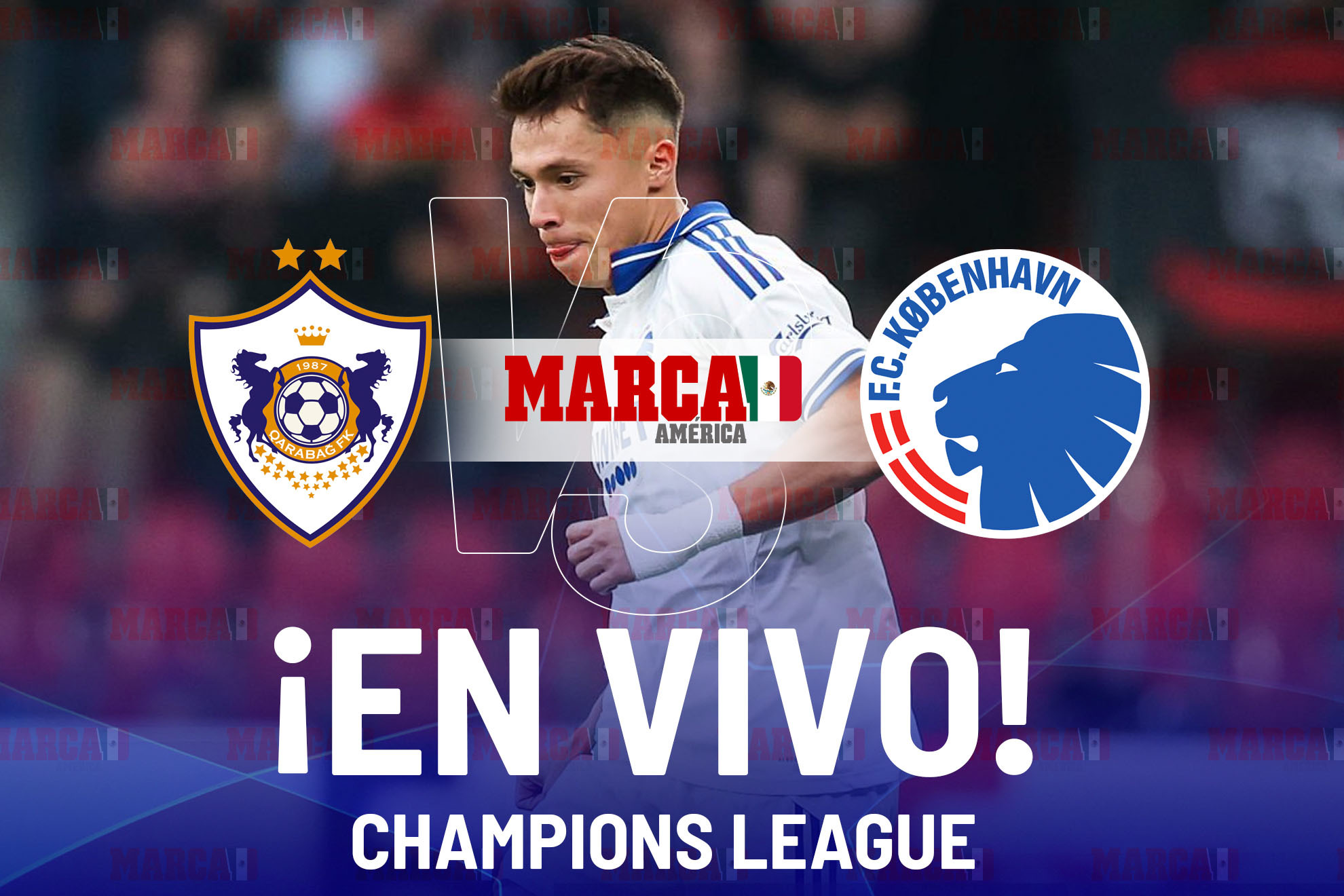 Qarabag vs Copenhague EN VIVO: Rodrigo Huescas sale por lesi�n de rodilla en Champions League 2025
