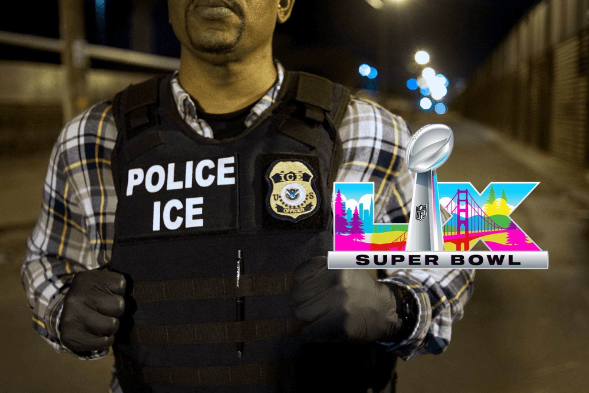 Agentes de ICE cuentan con las facultades para hacer detenciones en el Super Bowl LX