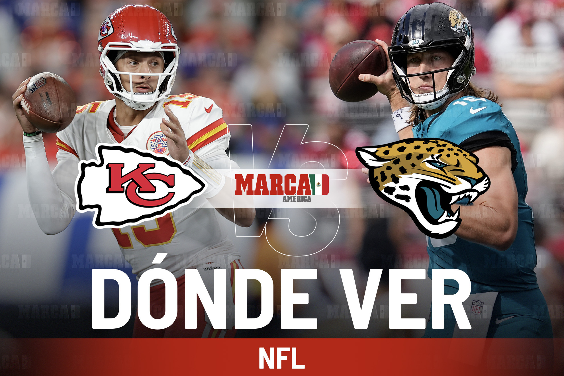Chiefs vs Jaguars: D�nde ver el partido de Kansas hoy y a qu� hora se juega el Monday Night de la NFL