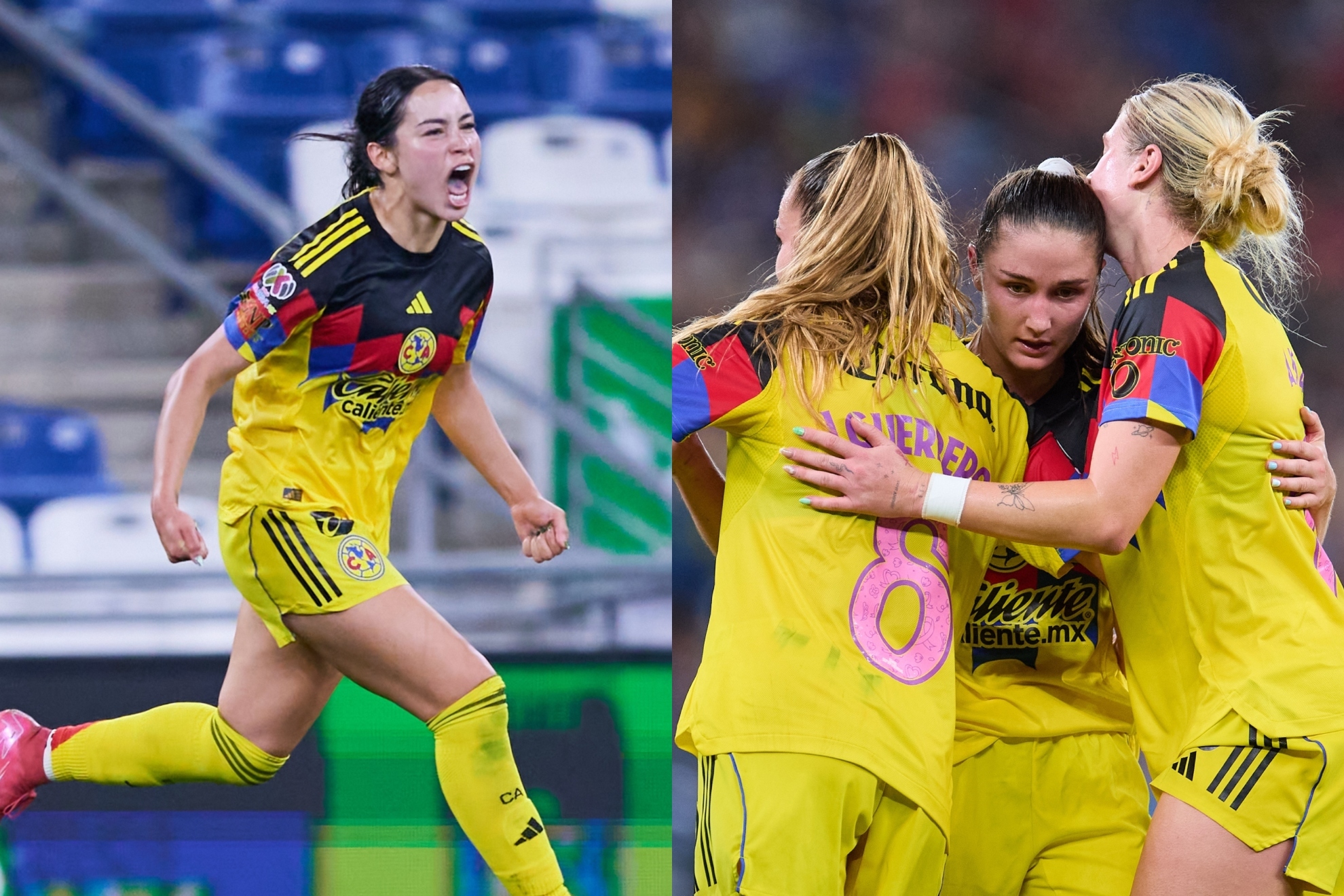 Resumen y goles Rayadas vs Am�rica Femenil: Golazo de Scarlett Camberos e Irene Guerrero le dan triunfo de �ltimo minuto a las �guilas