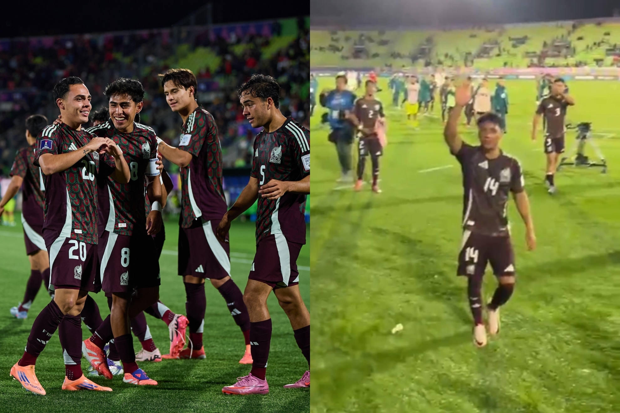 Selecci�n Mexicana Sub-20 reconocida por p�blico chileno