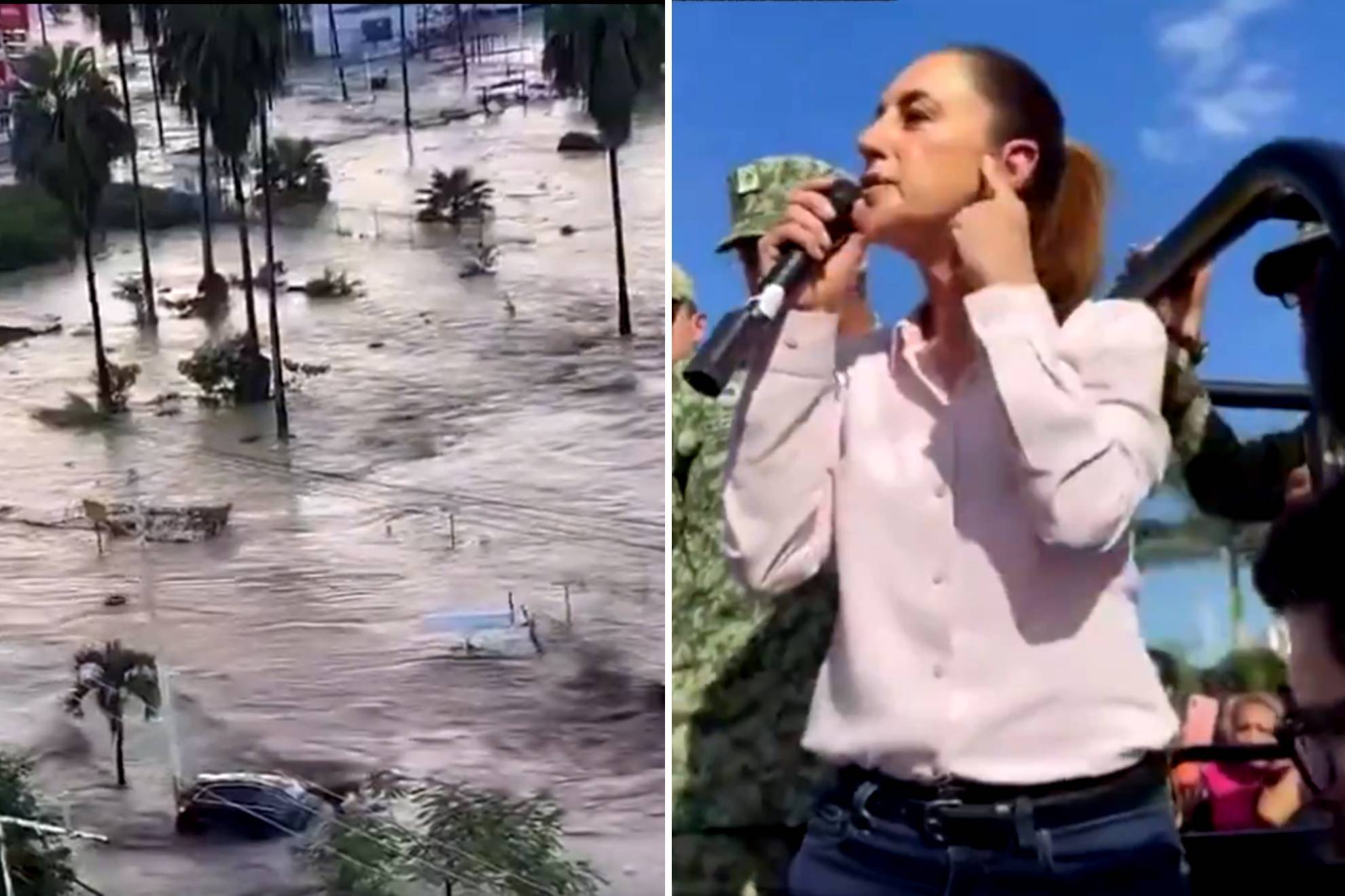 Inundaciones en Veracruz / Claudia Sheinbaum |