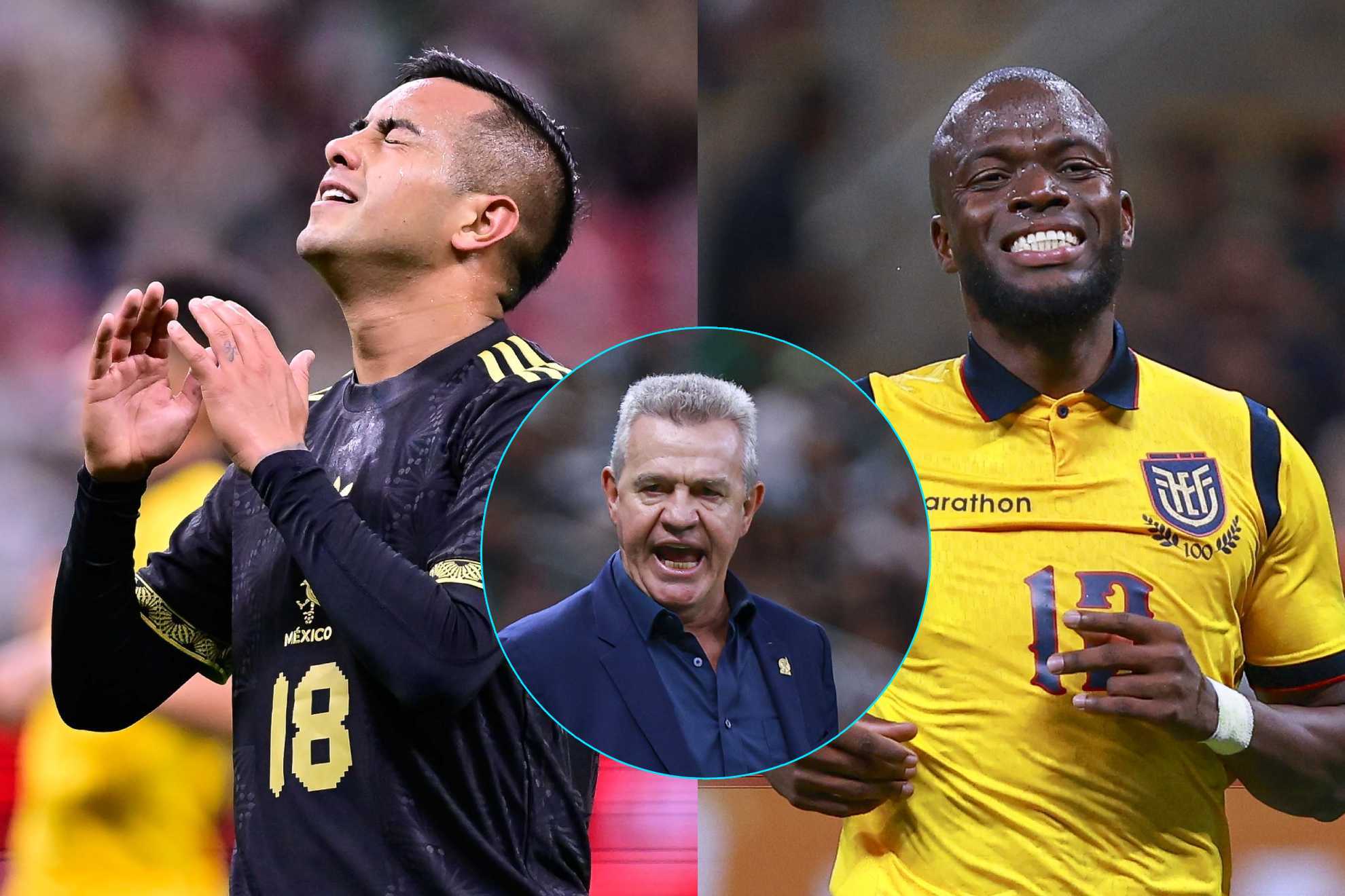 M�xico y Ecuador se enfretaron en el Estadio Akron