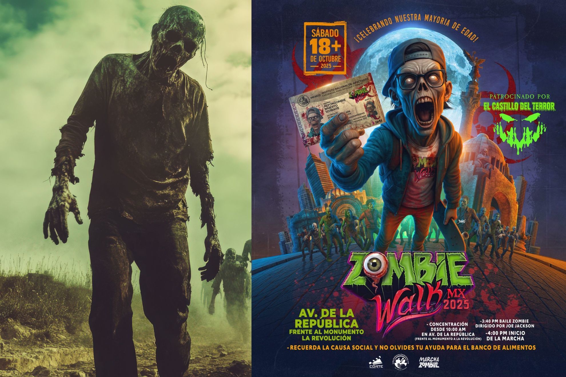 Marcha Zombie CDMX 2025: A qu� hora empieza el recorrido de este a�o y m�s detalles del evento